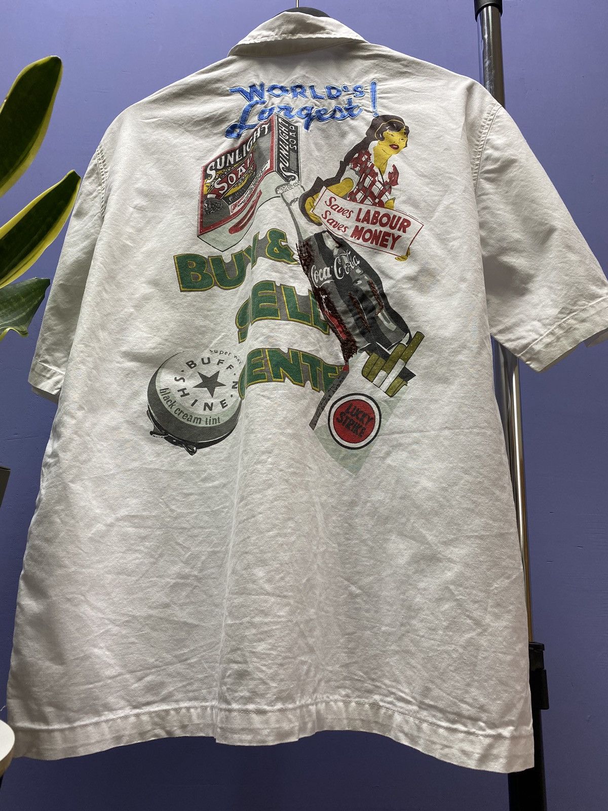 Vintage Vintage American Style “World Largest” Short Sleeve Shirt Size US L / EU 52-54 / 3 - 16 Thumbnail