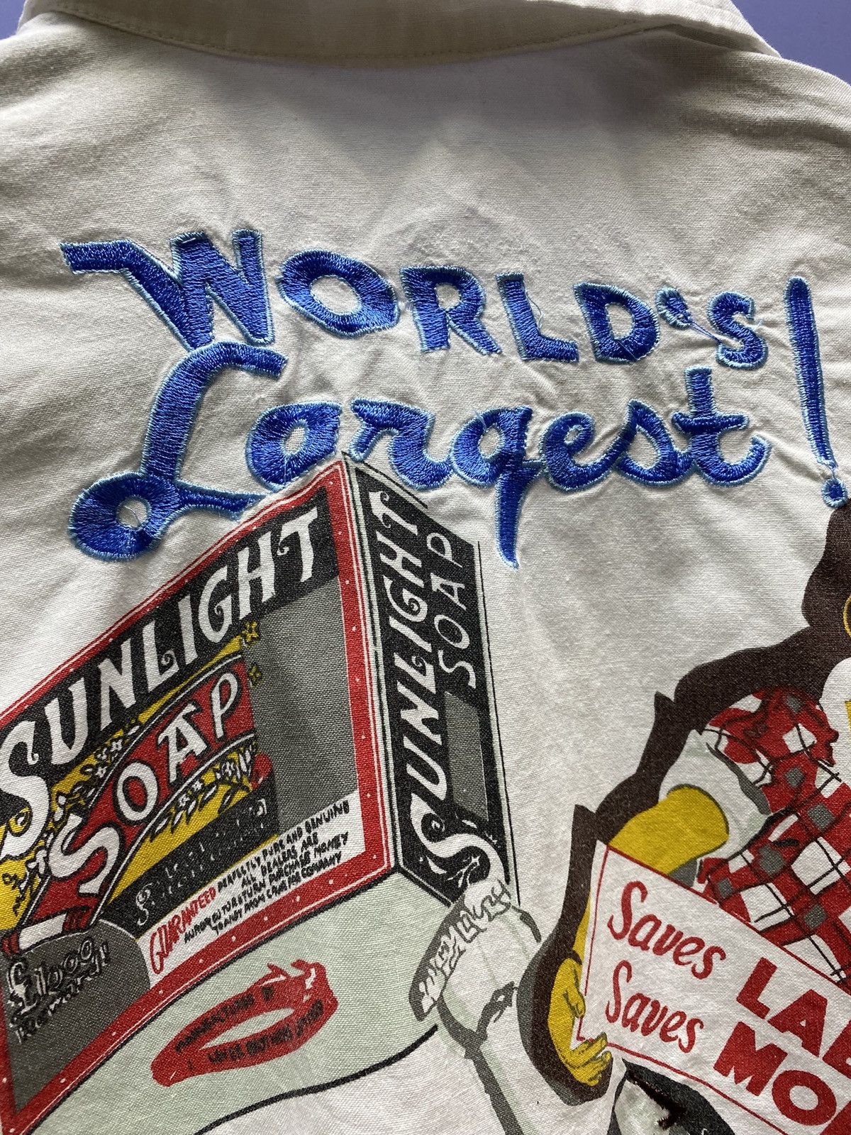 Vintage Vintage American Style “World Largest” Short Sleeve Shirt Size US L / EU 52-54 / 3 - 22 Thumbnail