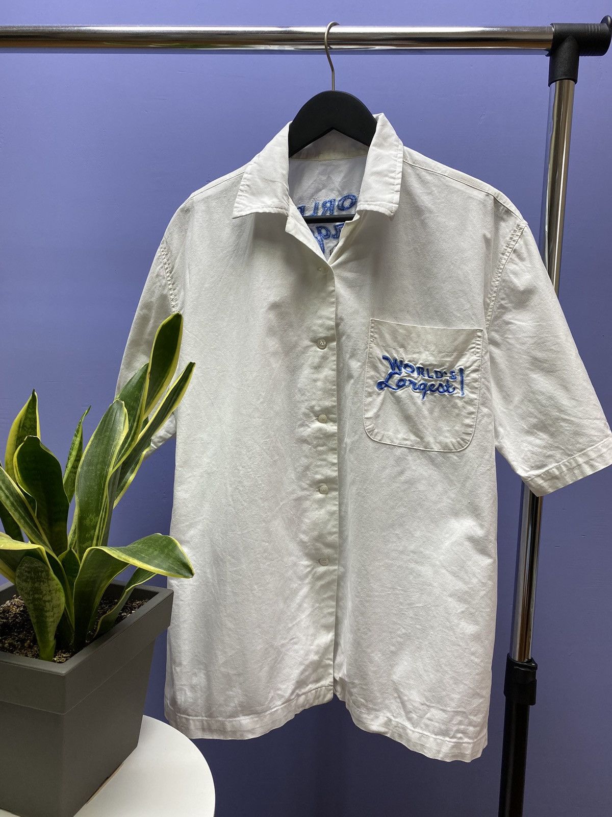 Vintage Vintage American Style “World Largest” Short Sleeve Shirt Size US L / EU 52-54 / 3 - 2 Thumbnail