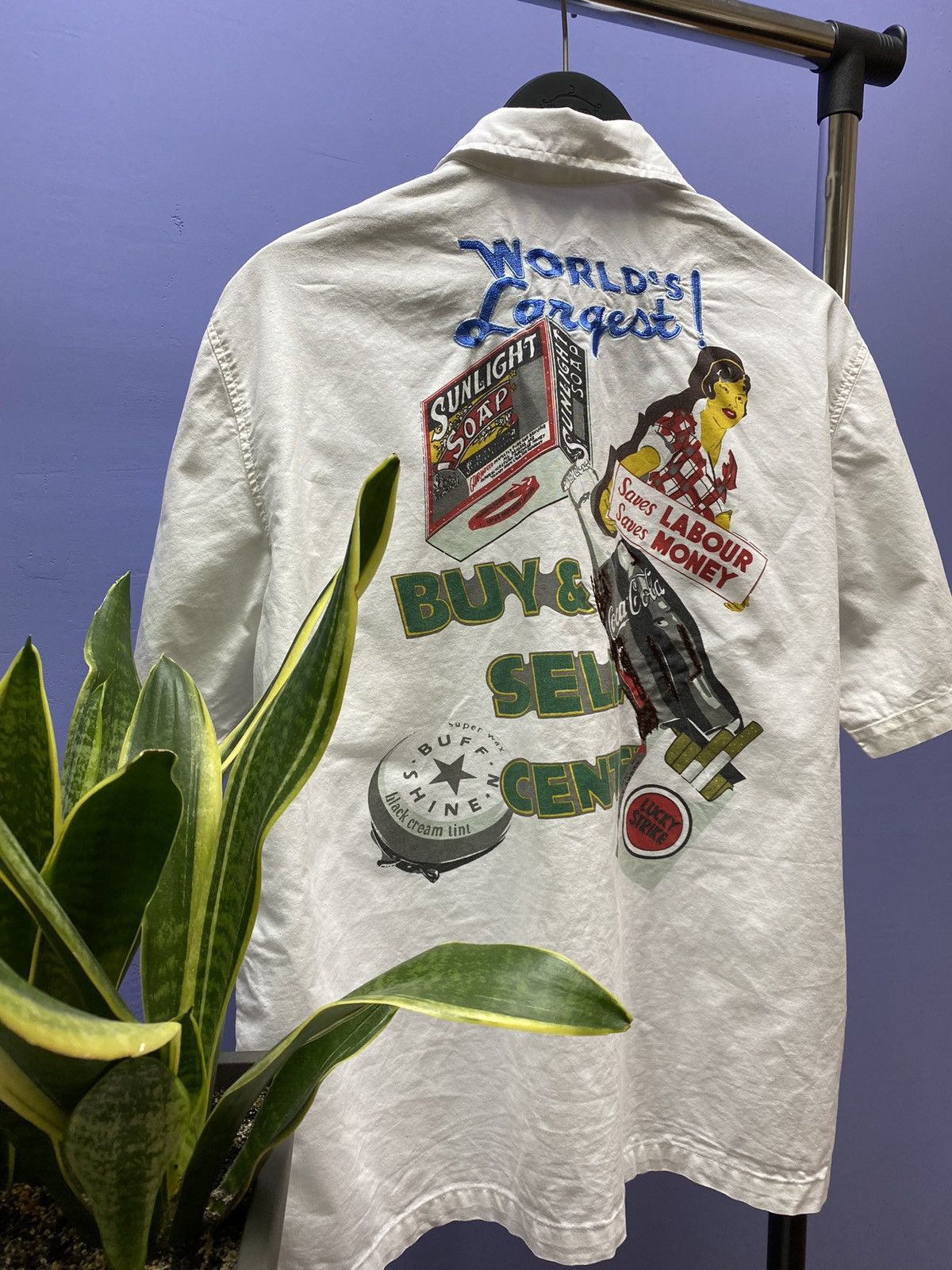 Vintage Vintage American Style “World Largest” Short Sleeve Shirt Size US L / EU 52-54 / 3 - 15 Thumbnail