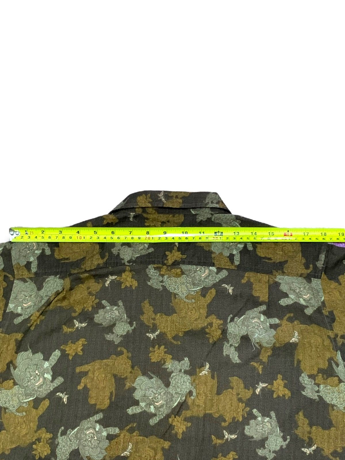 Dragonfly × Vintage Vintage Sugoi Lion Motif Yakuza Button Up Hawaii Size US M / EU 48-50 / 2 - 14 Thumbnail