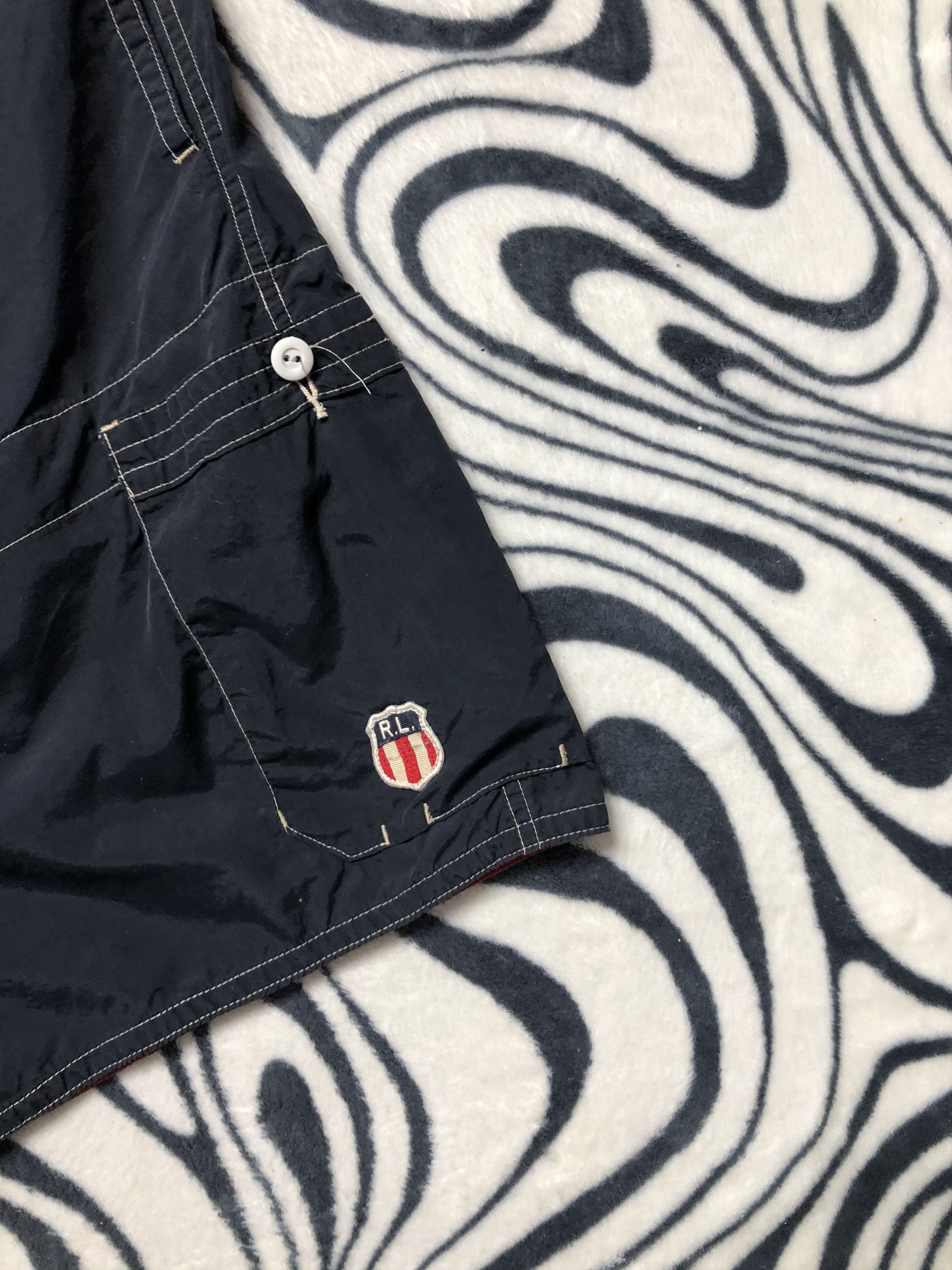 Polo Ralph Lauren × Ralph Lauren × Vintage Polo Jeans Company Vintage Mens Nylon Shorts Size US 34 / EU 50 - 2 Thumbnail