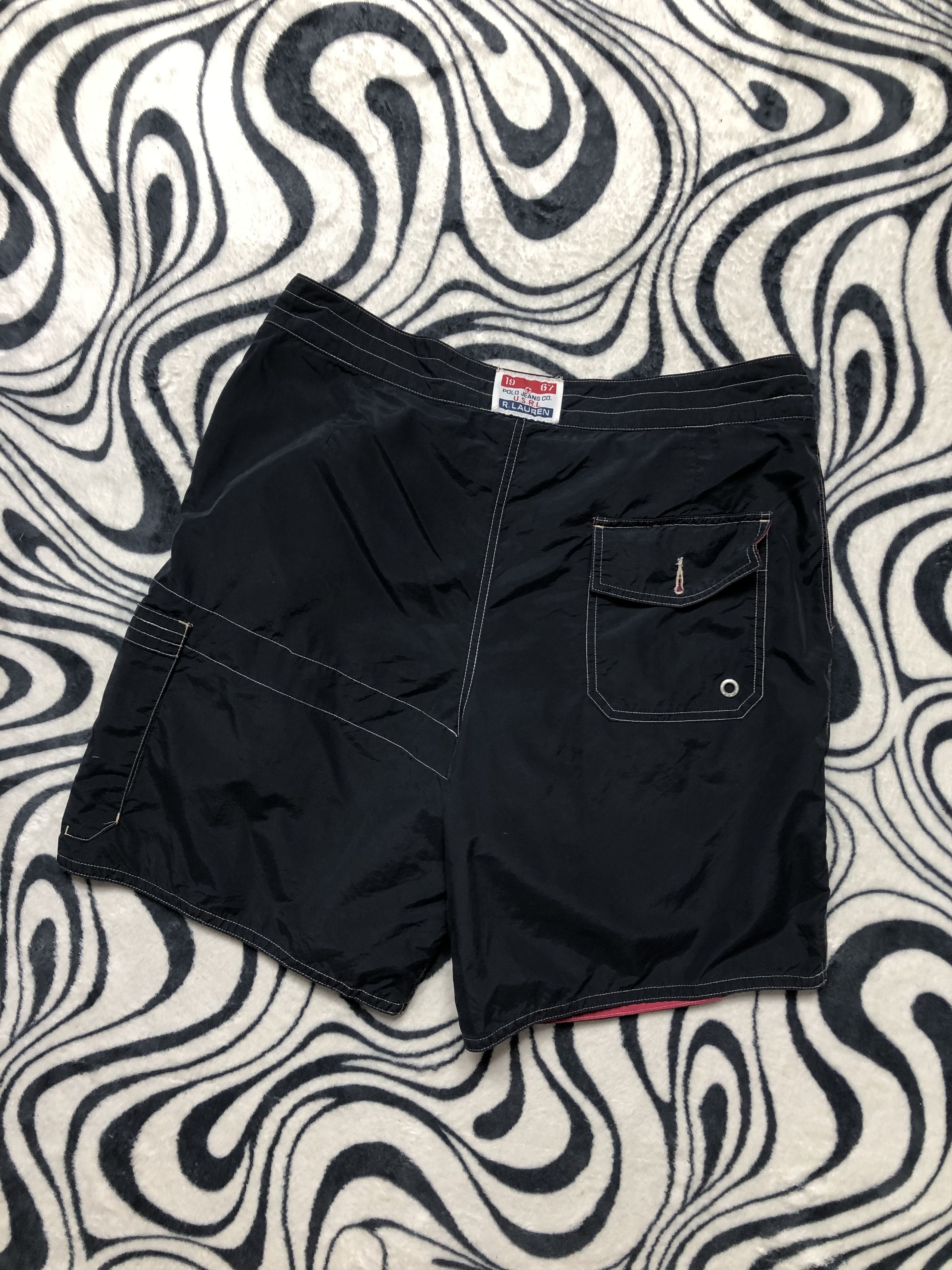 Polo Ralph Lauren × Ralph Lauren × Vintage Polo Jeans Company Vintage Mens Nylon Shorts Size US 34 / EU 50 - 5 Thumbnail