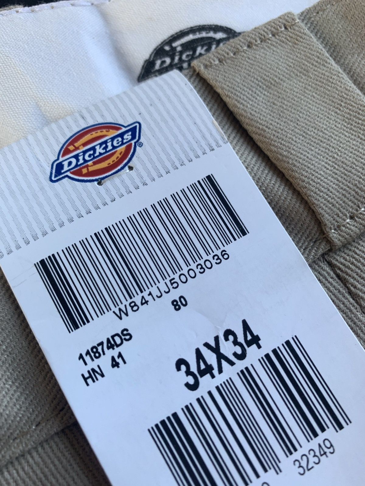 Dickies 874 Original Fit Work Pants in Beige Size US 34 / EU 50 - 11 Thumbnail