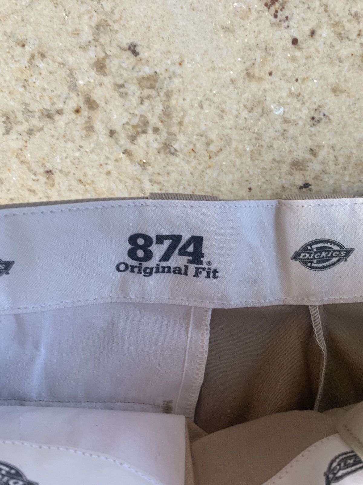 Dickies 874 Original Fit Work Pants in Beige Size US 34 / EU 50 - 7 Thumbnail