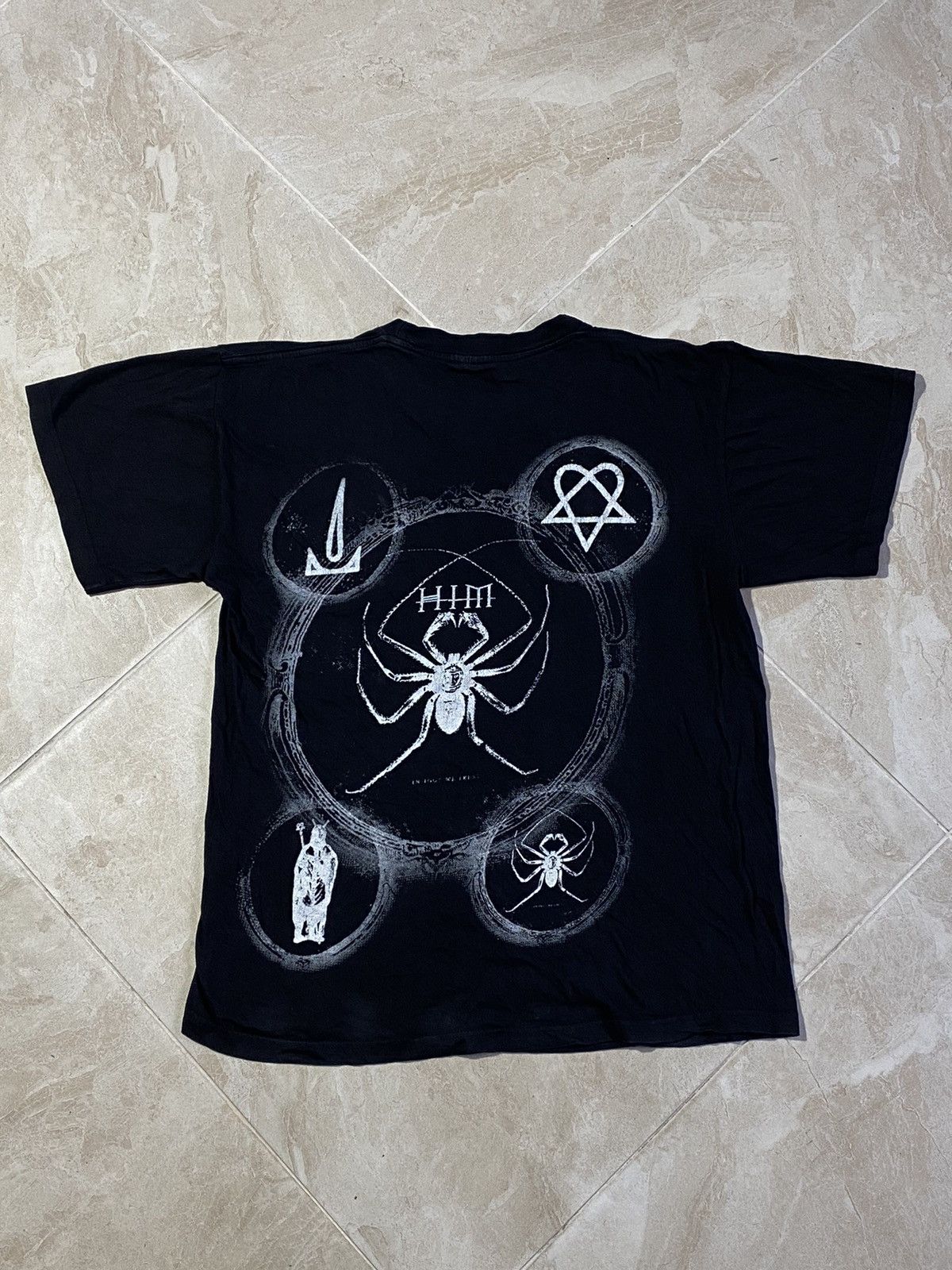 Band Tees Vintage 2004 HIM rock band t-shirt Size US M / EU 48-50 / 2 - 2 Thumbnail