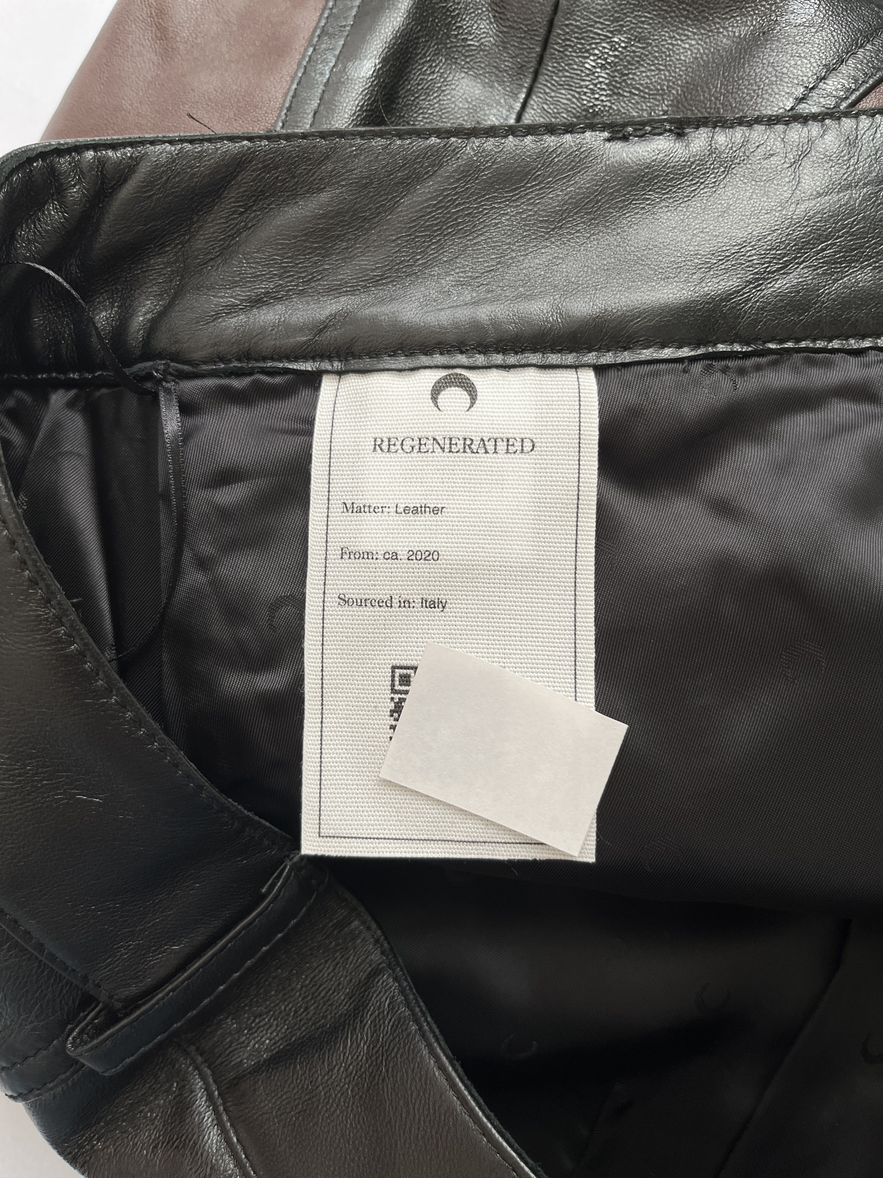 Marine Serre ⚡️QUICK SALE⚡️FW21 Marine Serre Leather Patchwork Pants Size 26" / US 2 / IT 38 - 6 Thumbnail