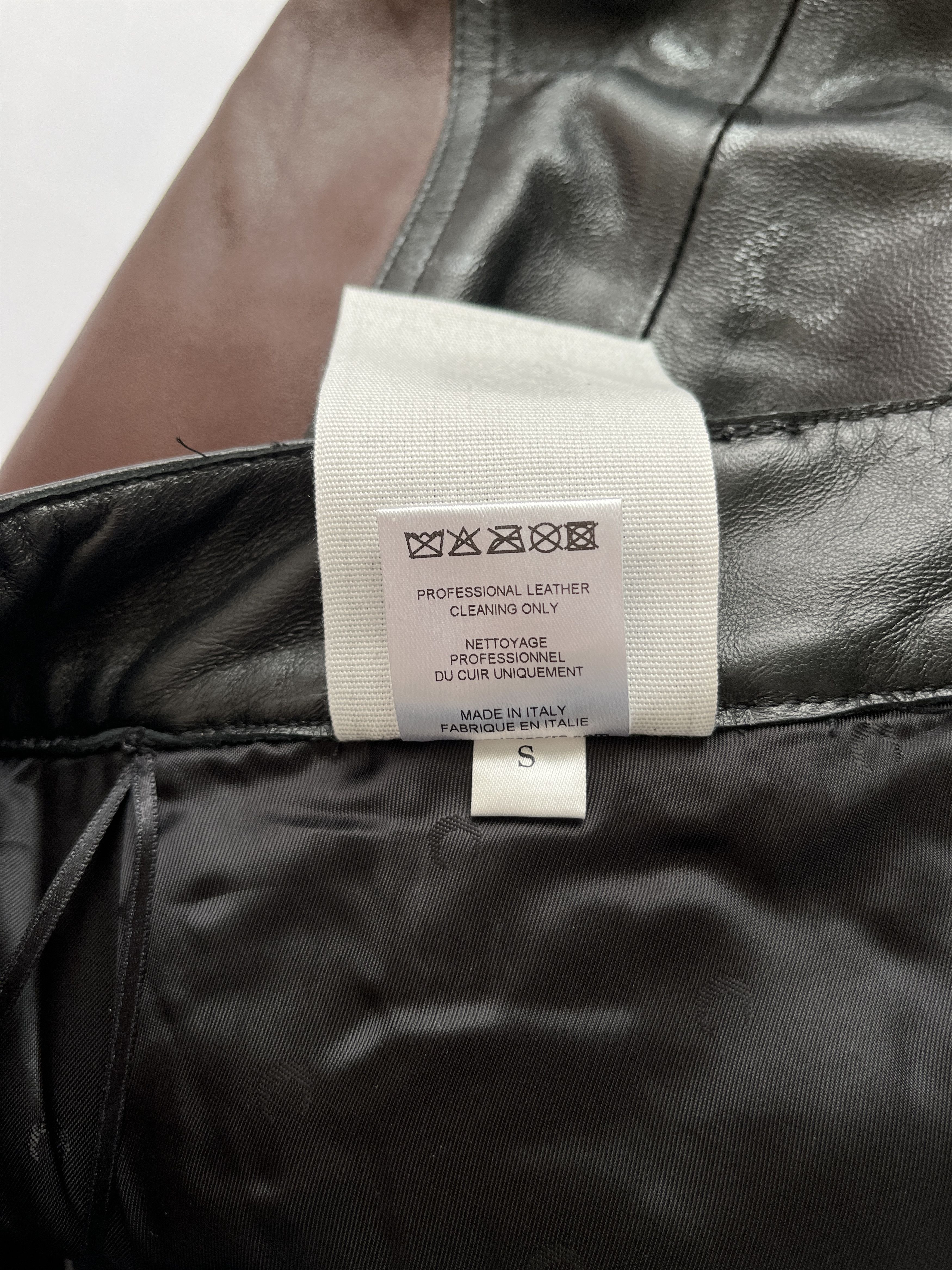 Marine Serre ⚡️QUICK SALE⚡️FW21 Marine Serre Leather Patchwork Pants Size 26" / US 2 / IT 38 - 8 Thumbnail