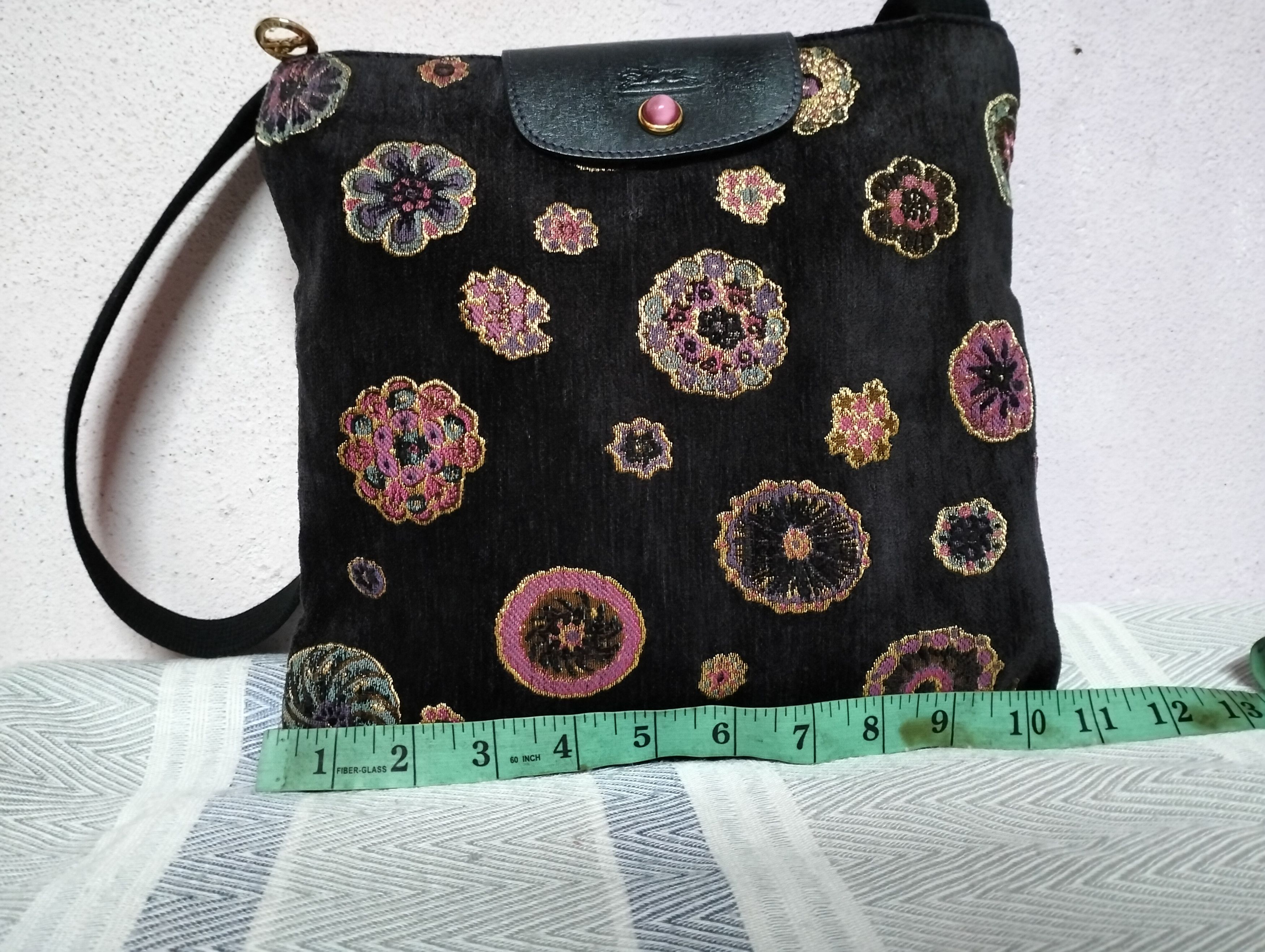 Longchamp Longchamp Velvet Crossbody Bag Limited Size ONE SIZE - 16 Thumbnail