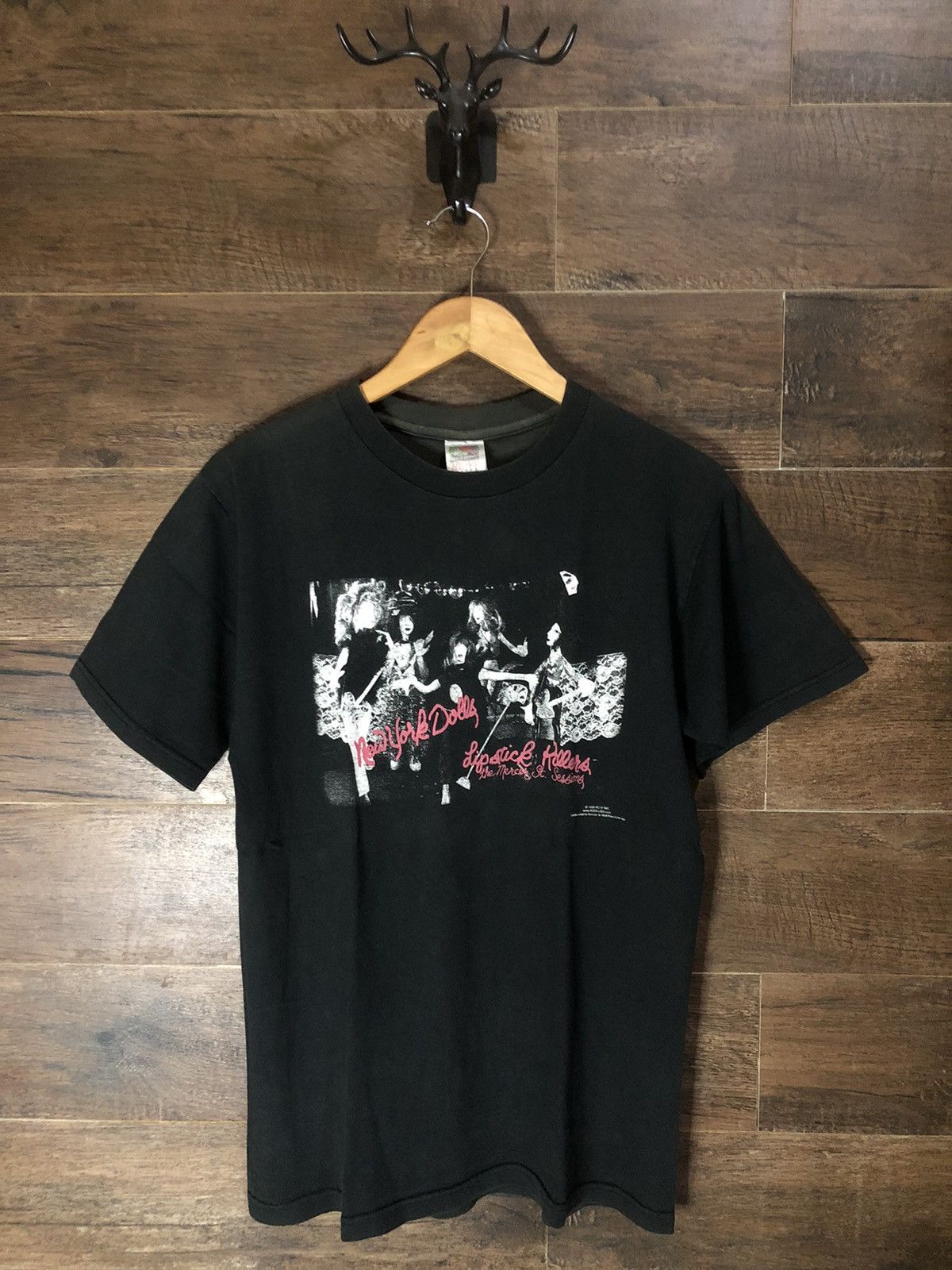 Band Tees × Vintage Vintage 1999 New York Dolls Lipstick Killers Shirt Size US M / EU 48-50 / 2 - 1 Thumbnail