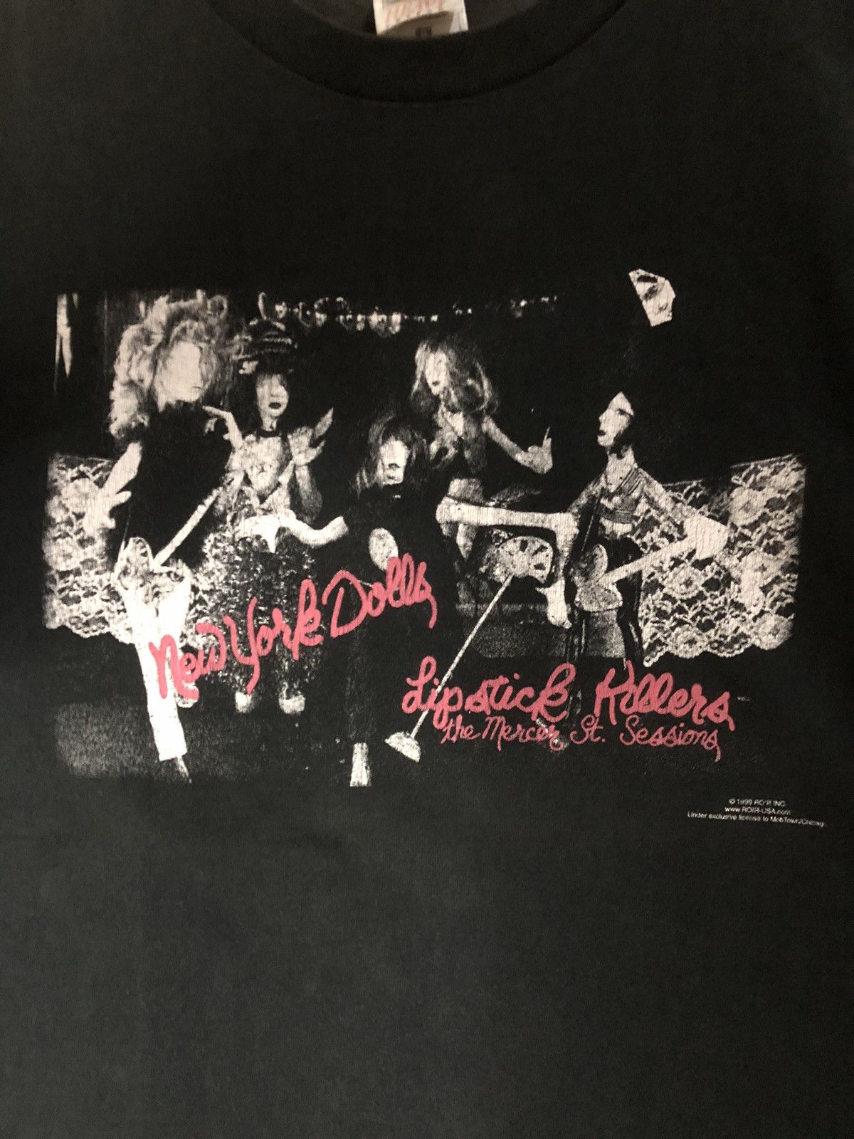 Band Tees × Vintage Vintage 1999 New York Dolls Lipstick Killers Shirt Size US M / EU 48-50 / 2 - 3 Thumbnail