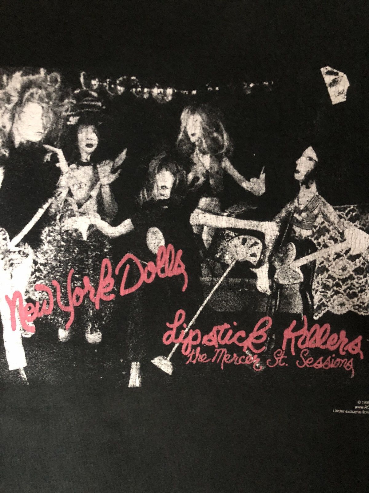 Band Tees × Vintage Vintage 1999 New York Dolls Lipstick Killers Shirt Size US M / EU 48-50 / 2 - 4 Thumbnail