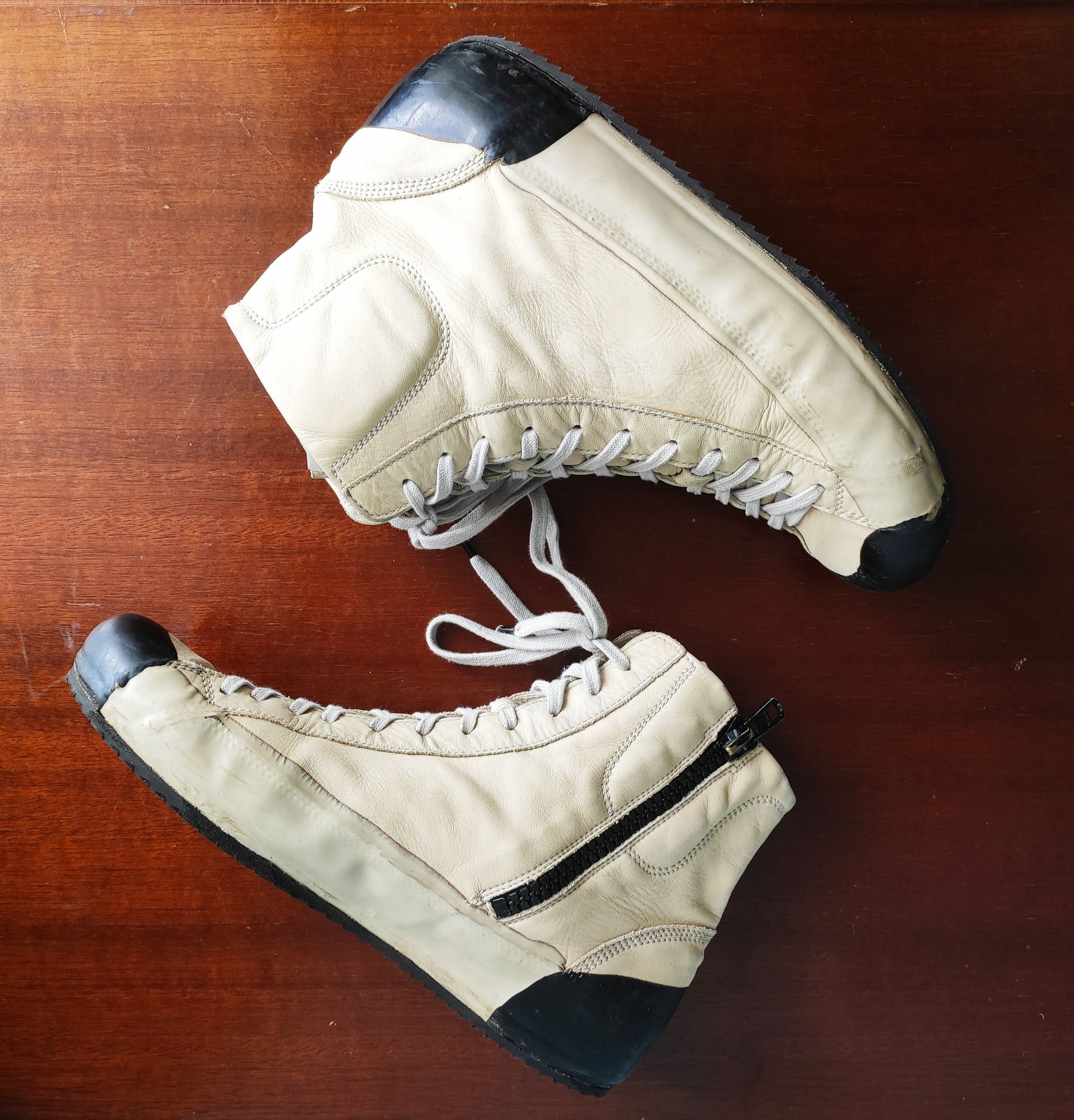 RBRSL Polacco white hi-tops.Like Rick Owens or Guidi Size US 7.5 / EU 40-41 - 2 Thumbnail
