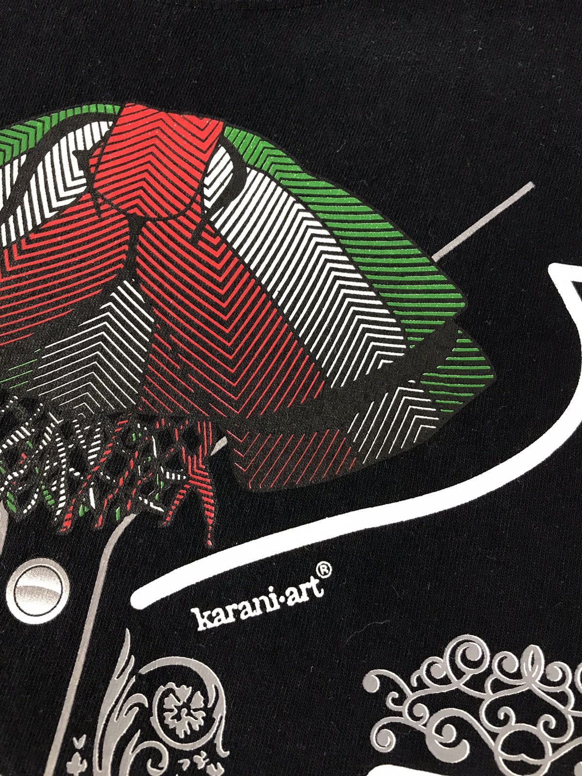 Vintage Vtg Karani-Art Picture Fashion Tee Design Size US M / EU 48-50 / 2 - 5 Thumbnail