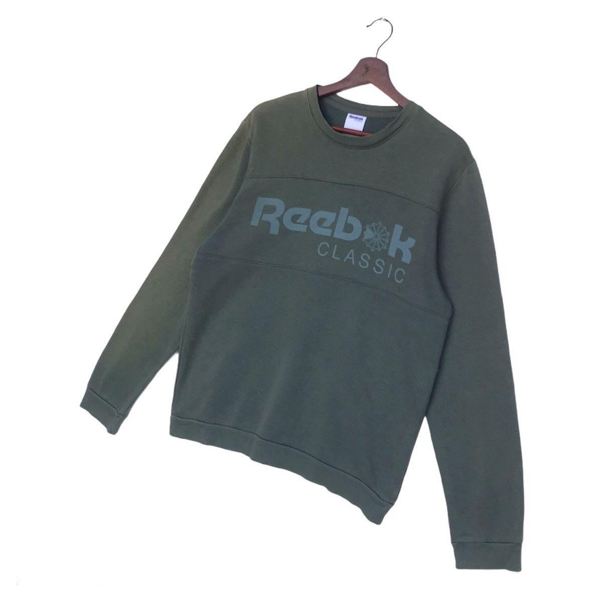Reebok × Vintage Vintage Reebok Classic big logo sweatshirt jumper Size US M / EU 48-50 / 2 - 2 Thumbnail