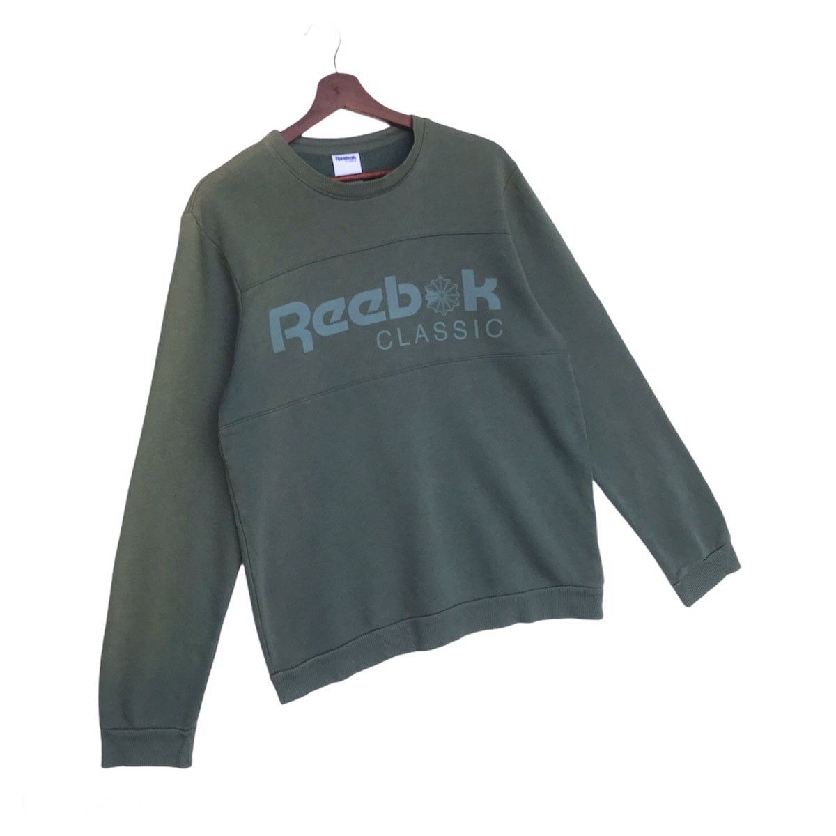 Reebok × Vintage Vintage Reebok Classic big logo sweatshirt jumper Size US M / EU 48-50 / 2 - 3 Thumbnail