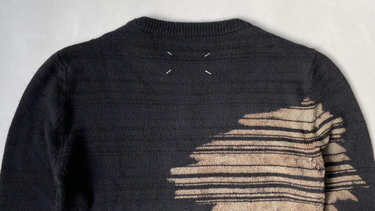 Maison Margiela A/W 22 Black Wool ‘Bleach Dye’ Sweater Size M / US 6-8 / IT 42-44 - 10 Thumbnail