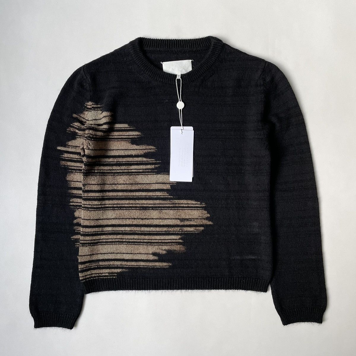Maison Margiela A/W 22 Black Wool ‘Bleach Dye’ Sweater Size M / US 6-8 / IT 42-44 - 13 Thumbnail