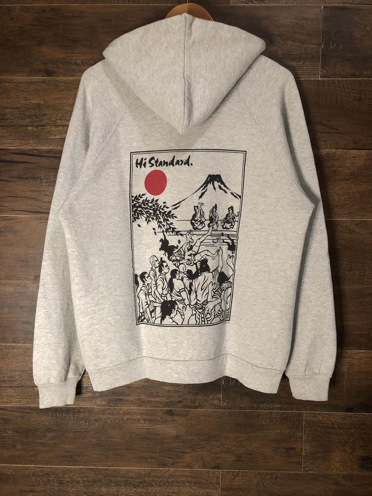 Band Tees × Vintage Rare Vintage 1998 Hi Standard Europe Tour Hoodie Japan Band Size US XL / EU 56 / 4 - 4 Thumbnail