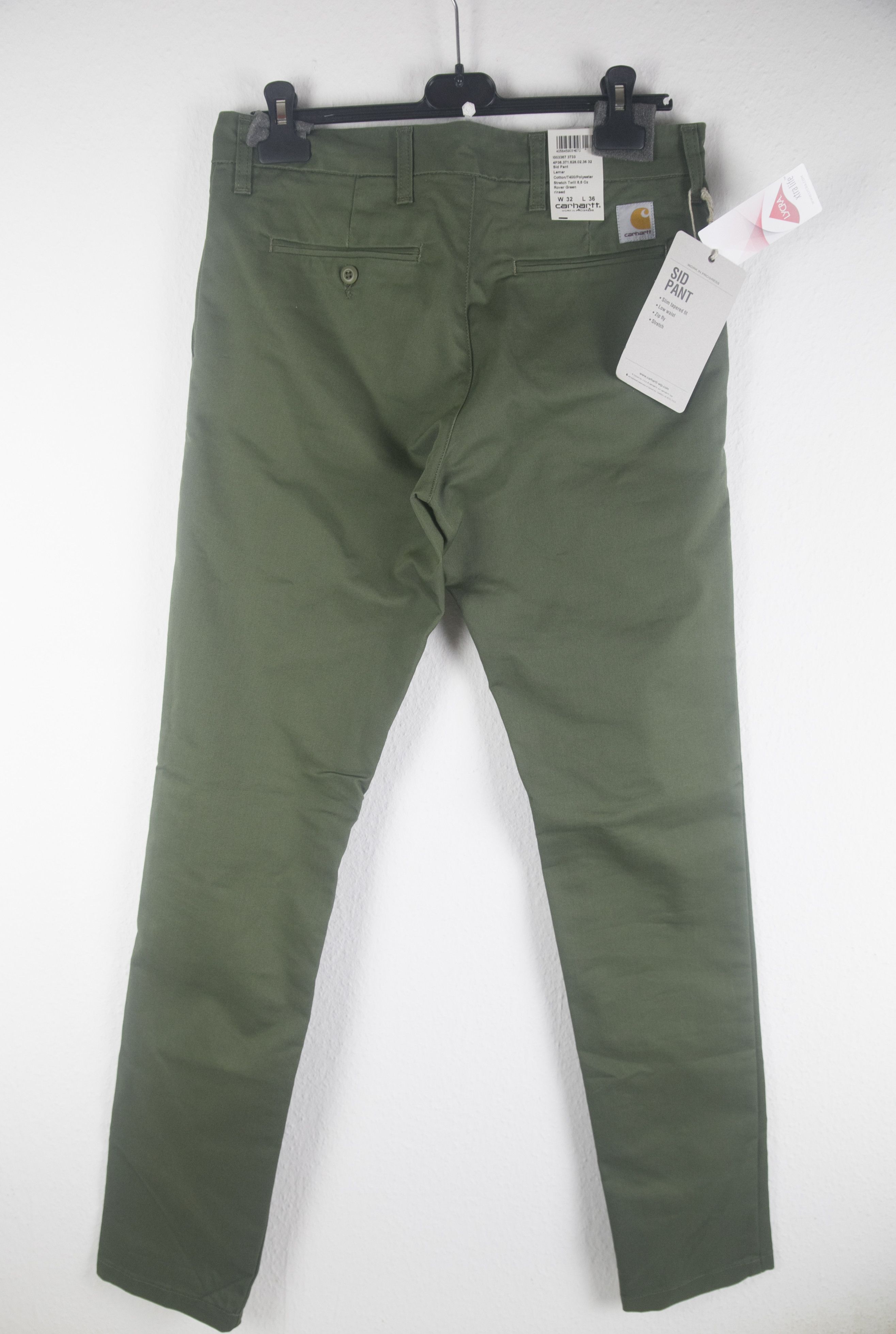 Carhartt Wip NWT Carhartt WIP SID PANT Lamar Slim tapered Green 32x36 Size US 32 / EU 48 - 1 Thumbnail