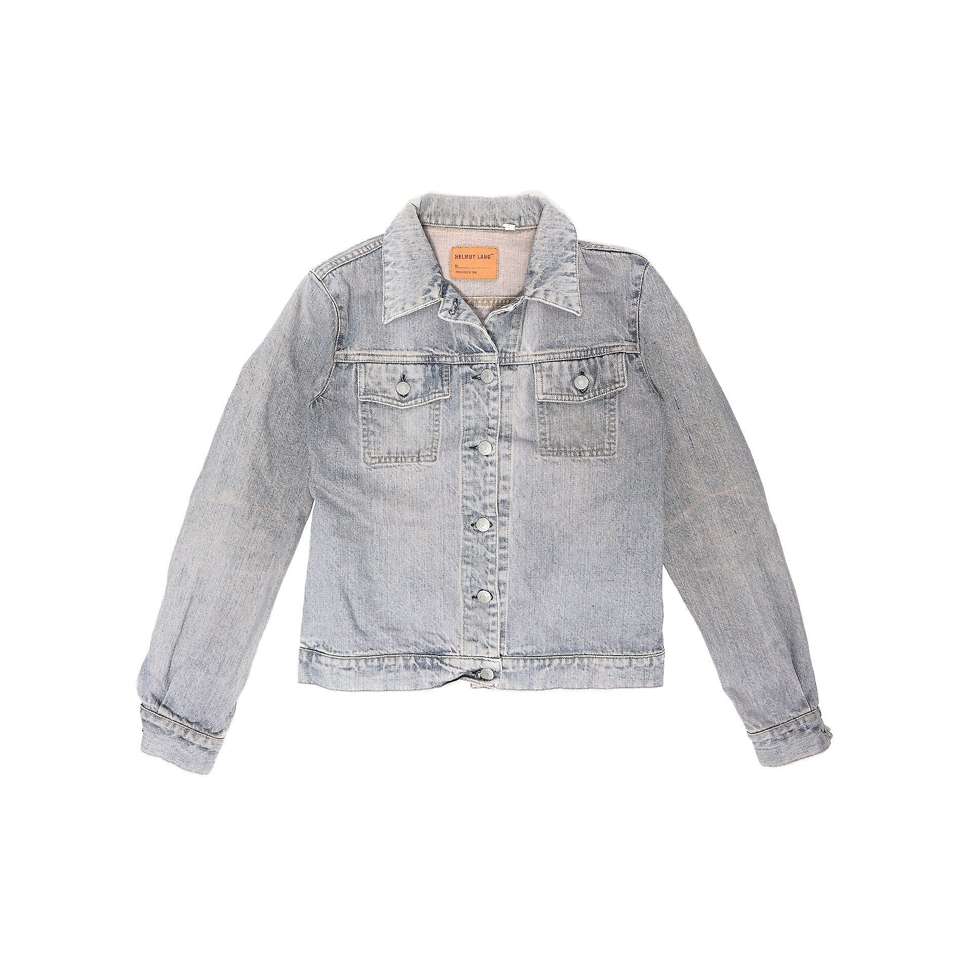 Helmut Lang 1998 Washed Blue Denim Jacket Size US XS / EU 42 / 0 - 1 Thumbnail
