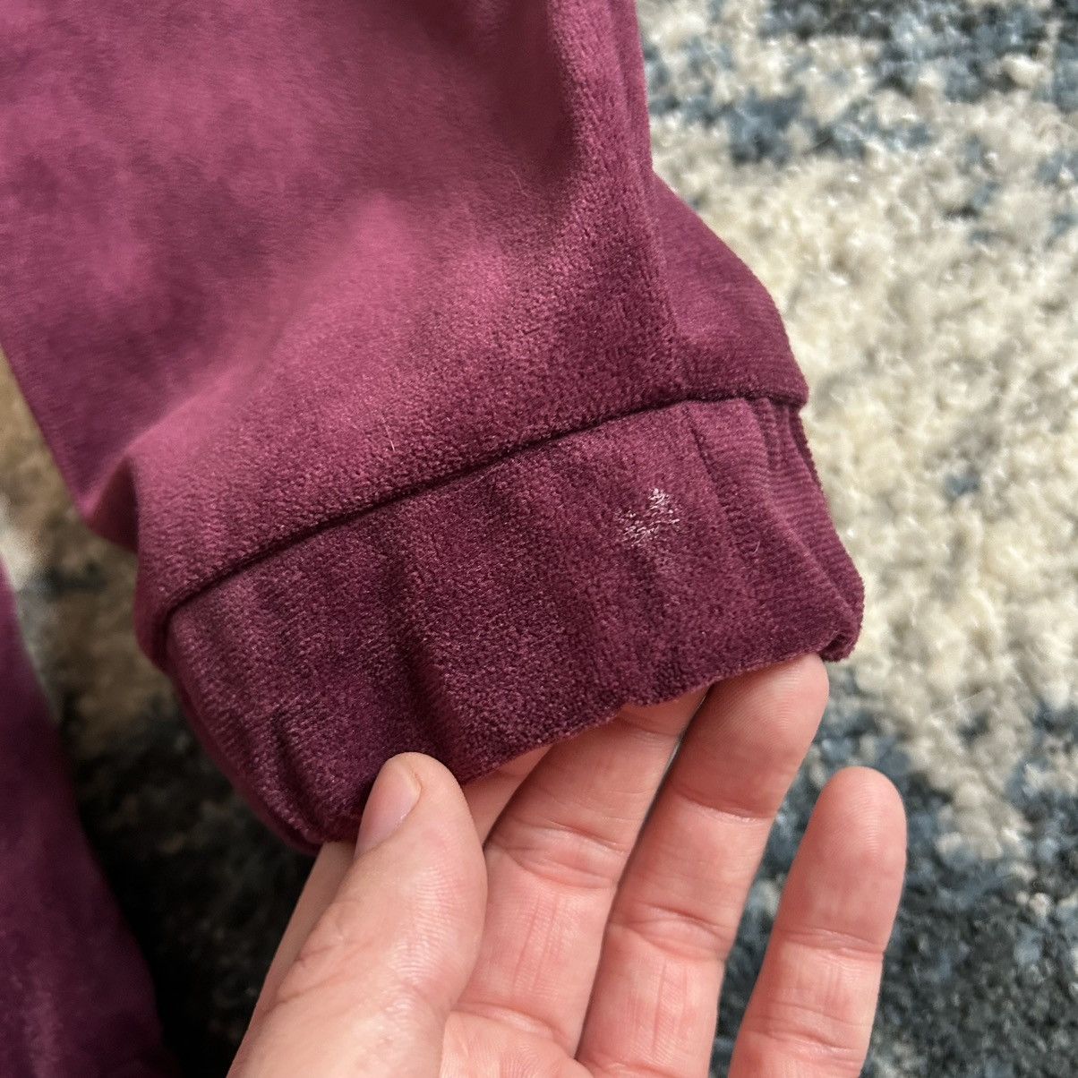 MAGIC STICK 2018 VELOUR SUEDE LEiSURE TRACK JACKET BYZANTiNE PURPLE WiNE Size US L / EU 52-54 / 3 - 16 Thumbnail