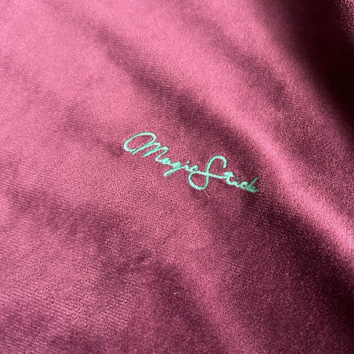 MAGIC STICK 2018 VELOUR SUEDE LEiSURE TRACK JACKET BYZANTiNE PURPLE WiNE Size US L / EU 52-54 / 3 - 11 Thumbnail