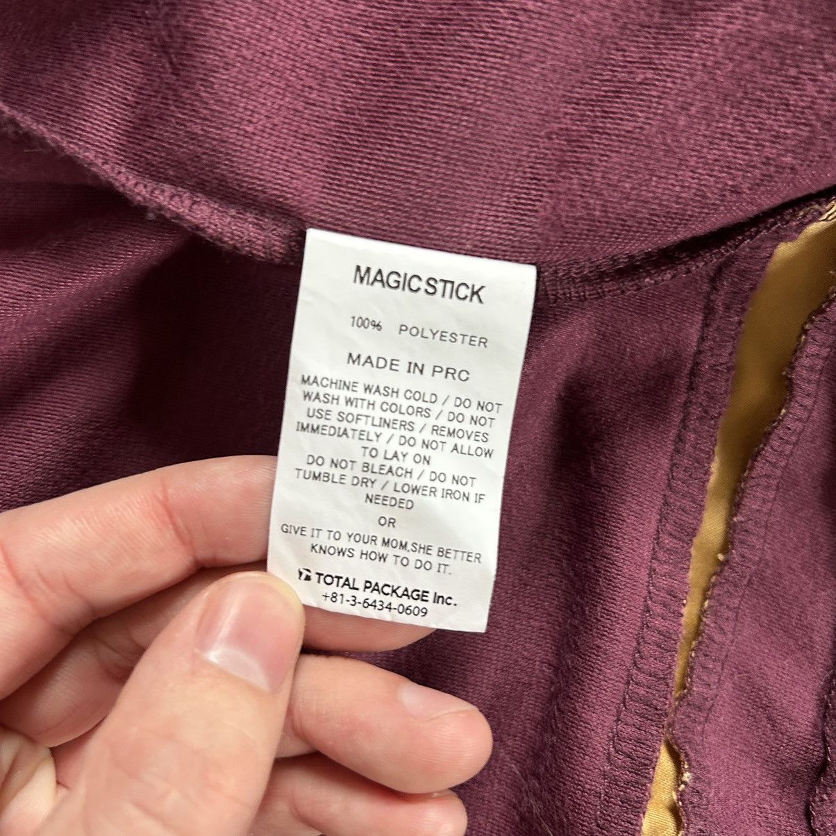 MAGIC STICK 2018 VELOUR SUEDE LEiSURE TRACK JACKET BYZANTiNE PURPLE WiNE Size US L / EU 52-54 / 3 - 23 Thumbnail