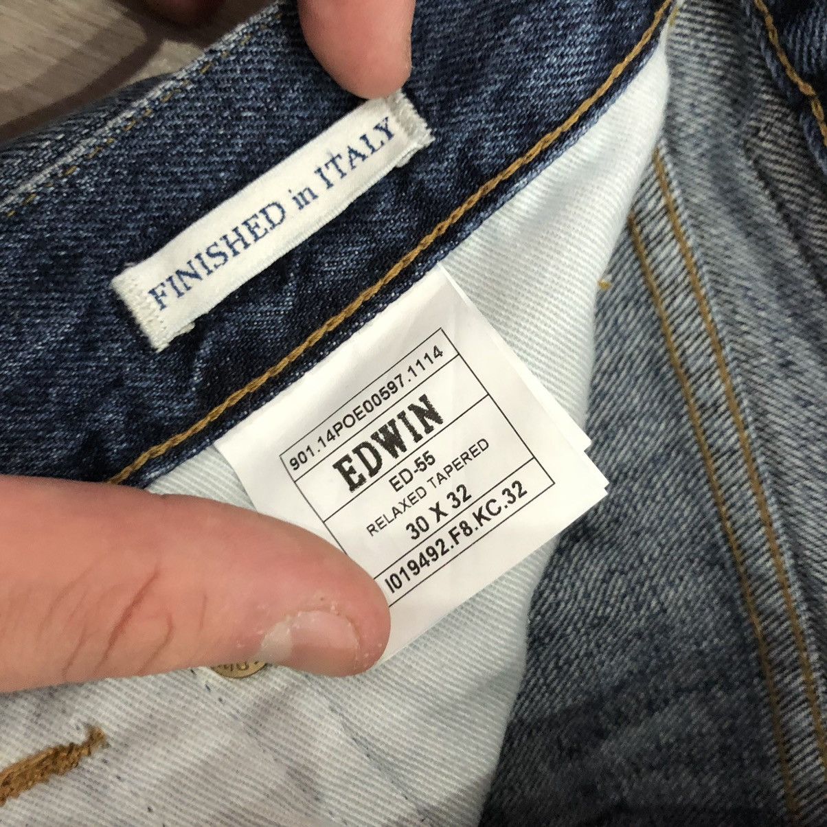 Edwin × Japanese Brand Edwin ED 55 Selvedge Denim Pants Jeans Size US 30 / EU 46 - 6 Thumbnail