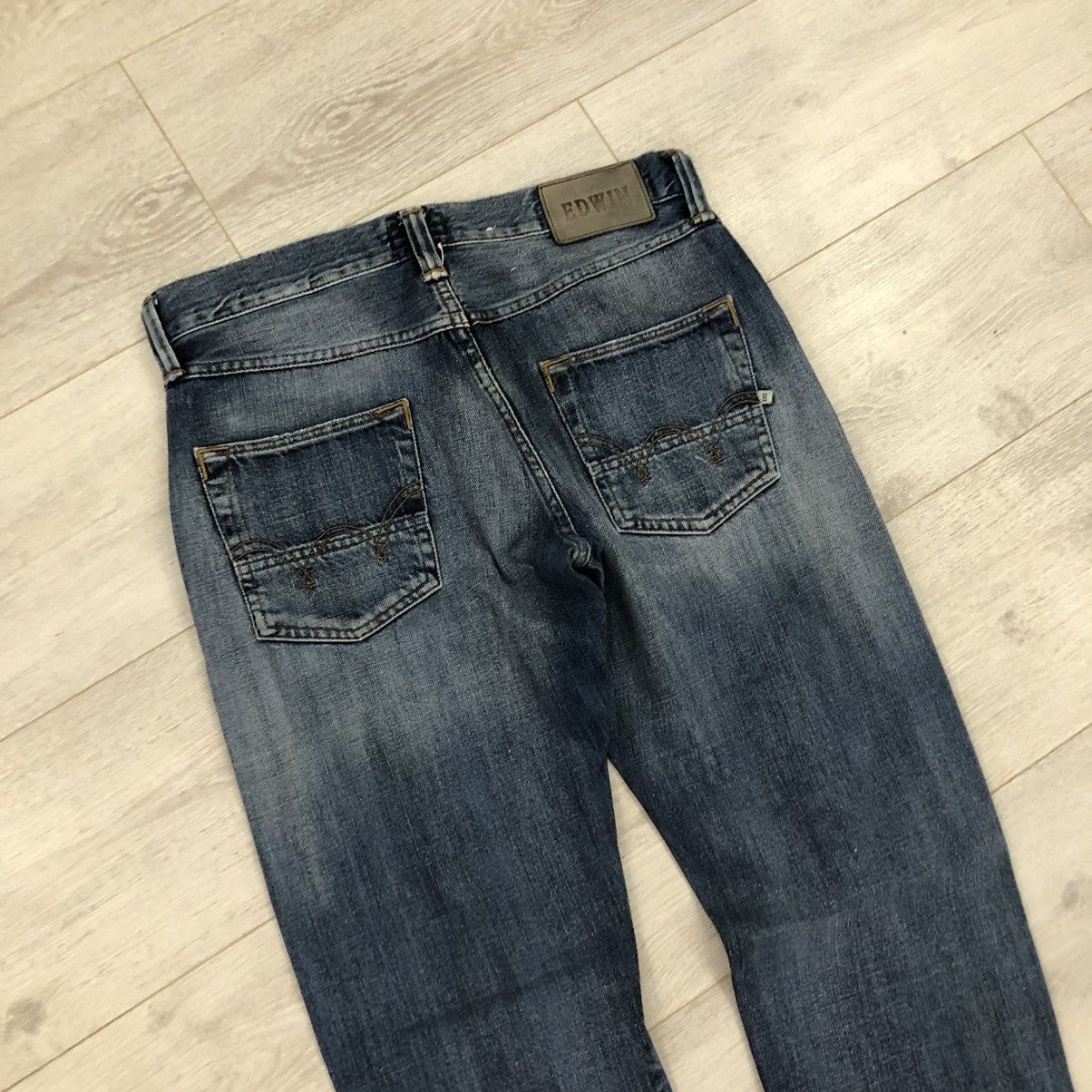 Edwin × Japanese Brand Edwin ED 55 Selvedge Denim Pants Jeans Size US 30 / EU 46 - 7 Thumbnail
