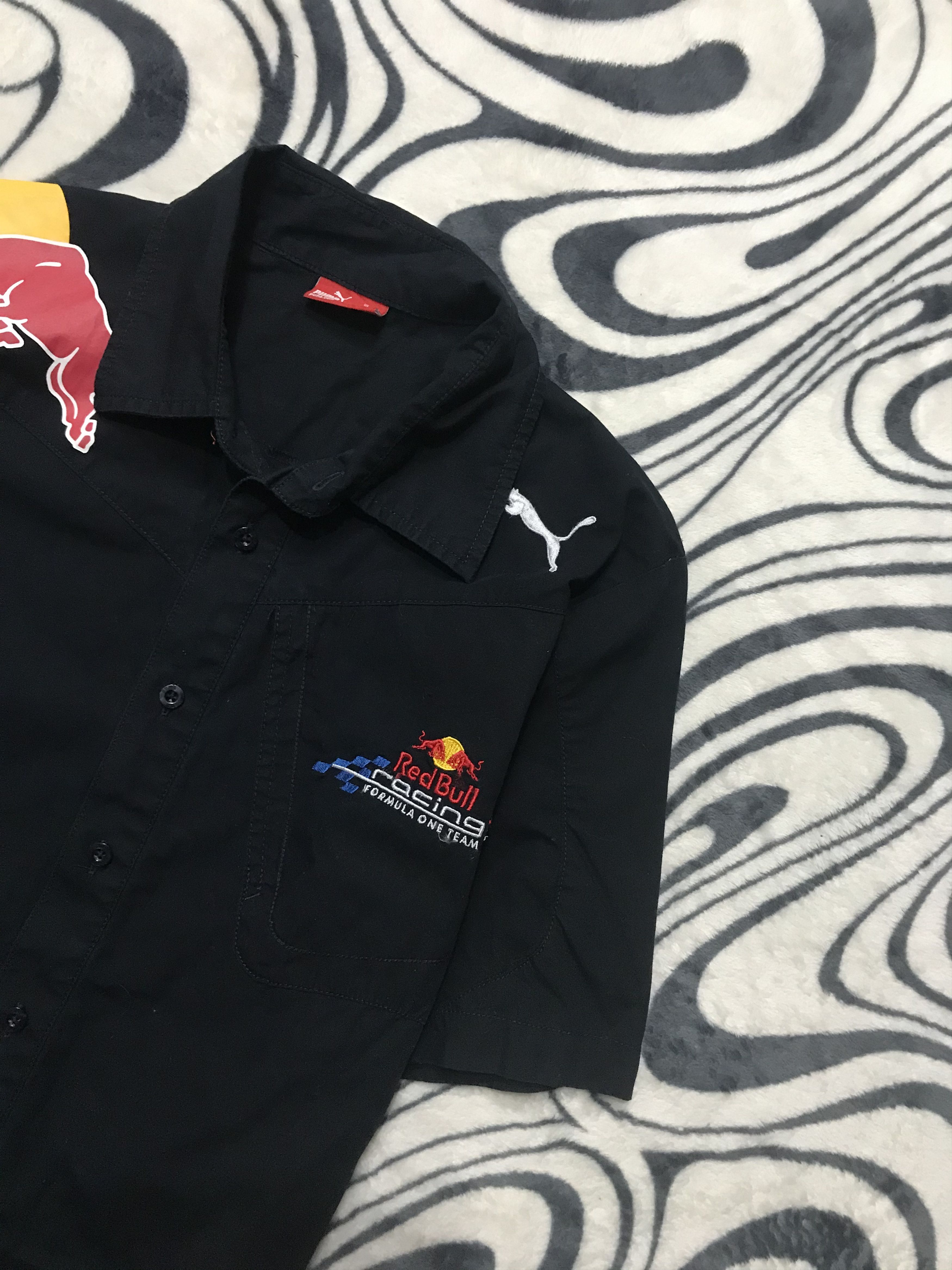 Puma × Red Bull Puma Red Bull Racing Mens Polo Shirt Size US M / EU 48-50 / 2 - 2 Thumbnail
