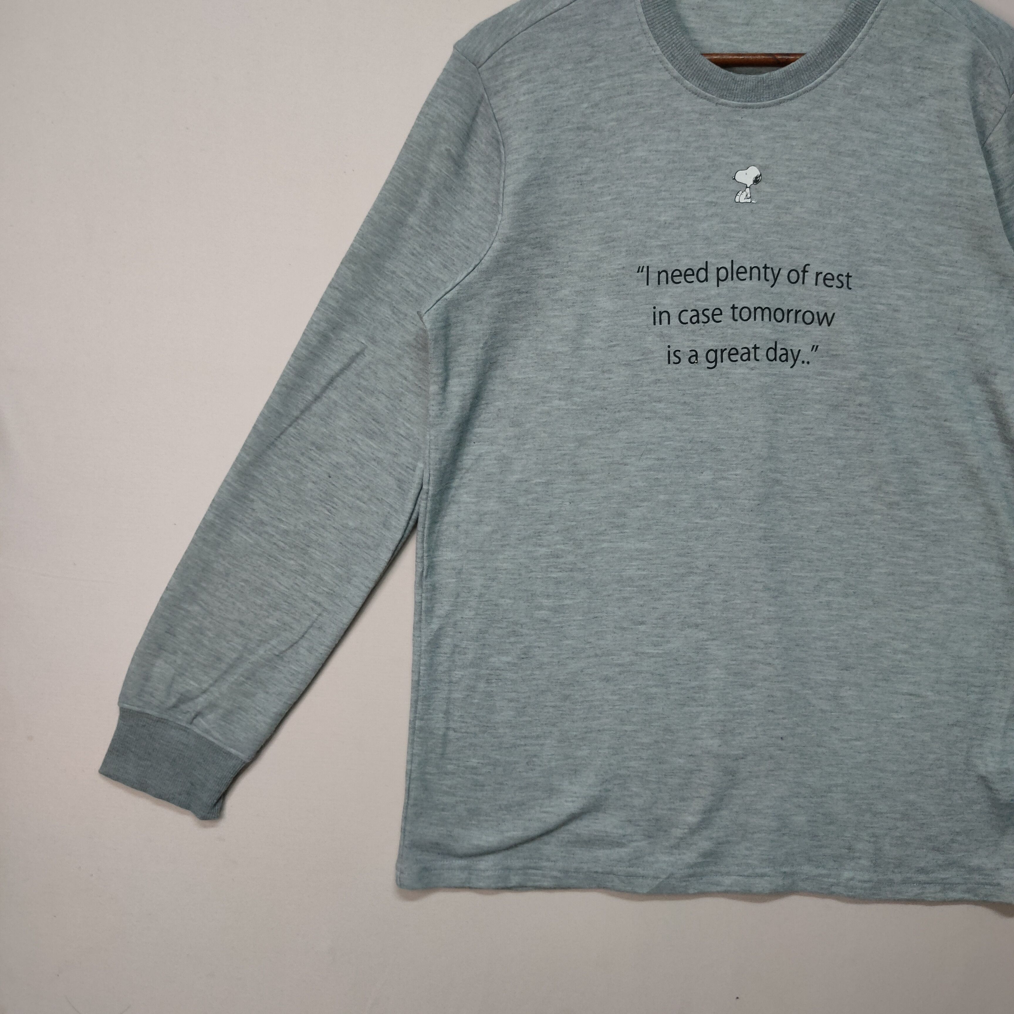 Peanuts VINTAGE PEANUTS SMALL LOGO LONG SLEEVE SHIRT Size US M / EU 48-50 / 2 - 12 Thumbnail