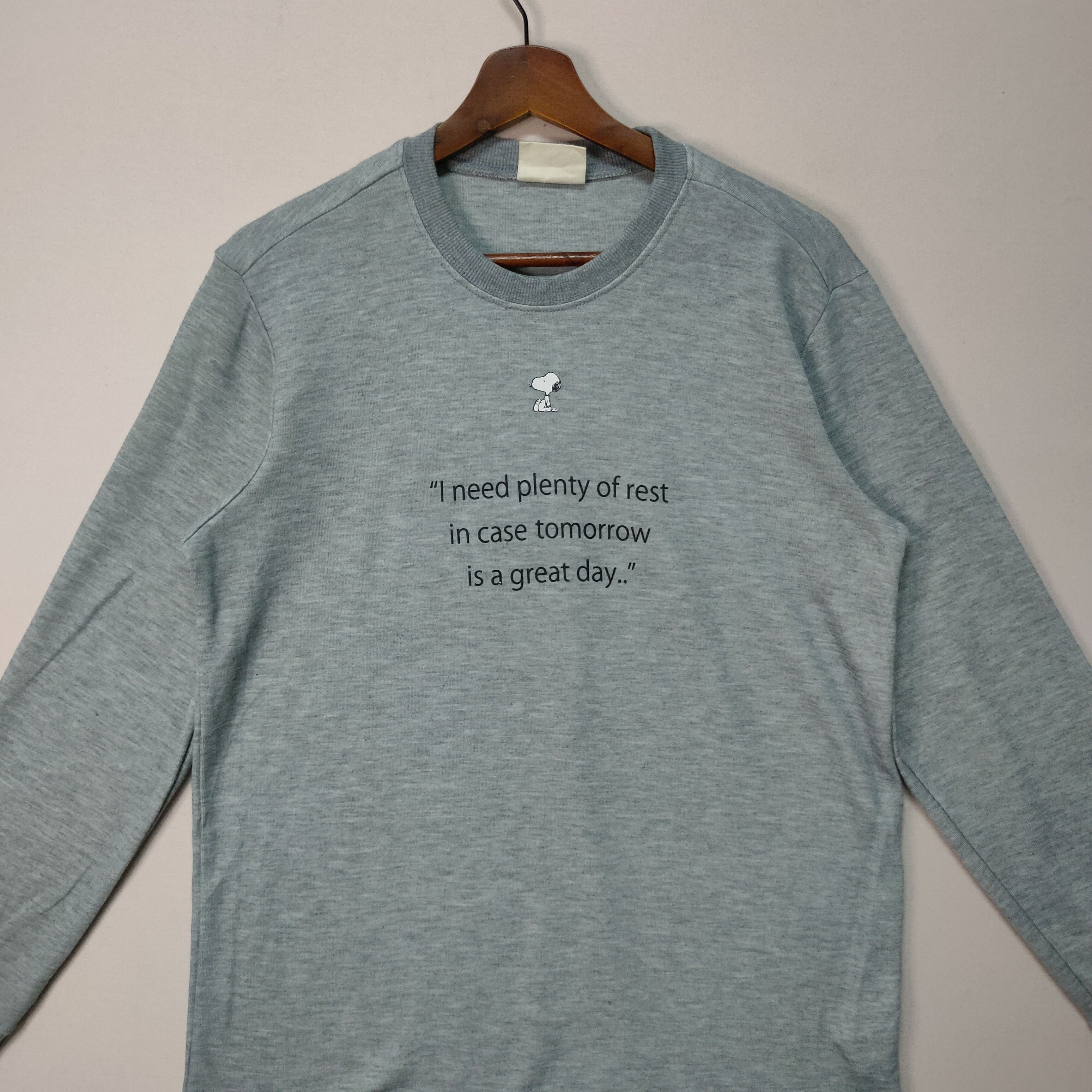 Peanuts VINTAGE PEANUTS SMALL LOGO LONG SLEEVE SHIRT Size US M / EU 48-50 / 2 - 10 Thumbnail