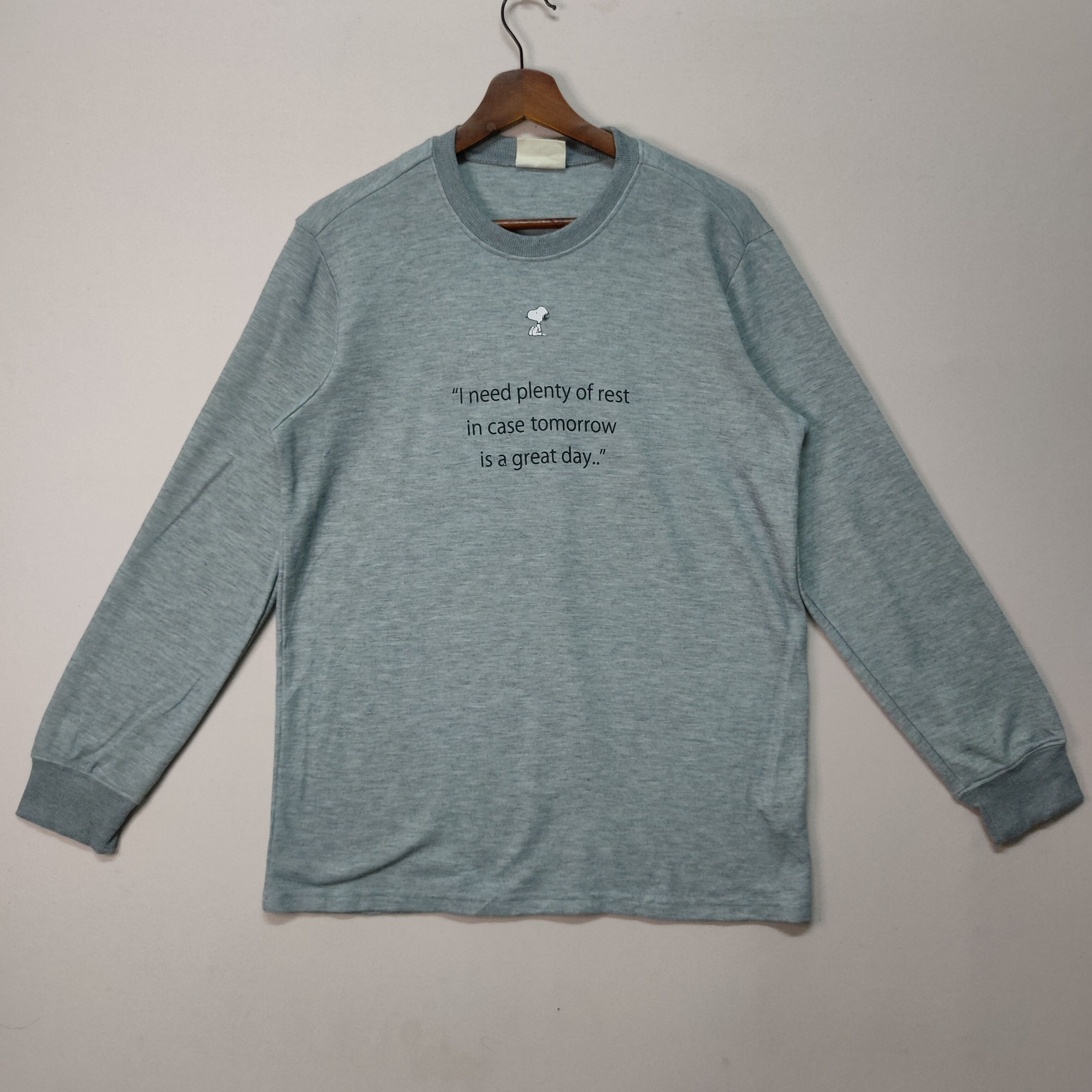 Peanuts VINTAGE PEANUTS SMALL LOGO LONG SLEEVE SHIRT Size US M / EU 48-50 / 2 - 1 Thumbnail