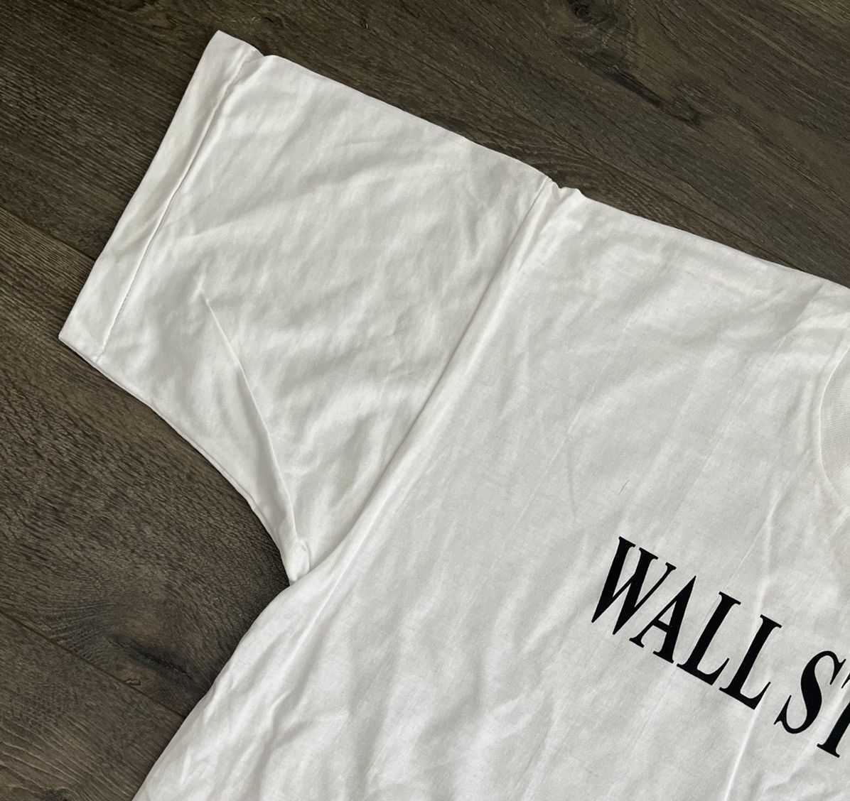 Vintage VTG Single Stitch 90s Wallstreet Crude Humor Tee Size US XL / EU 56 / 4 - 4 Thumbnail