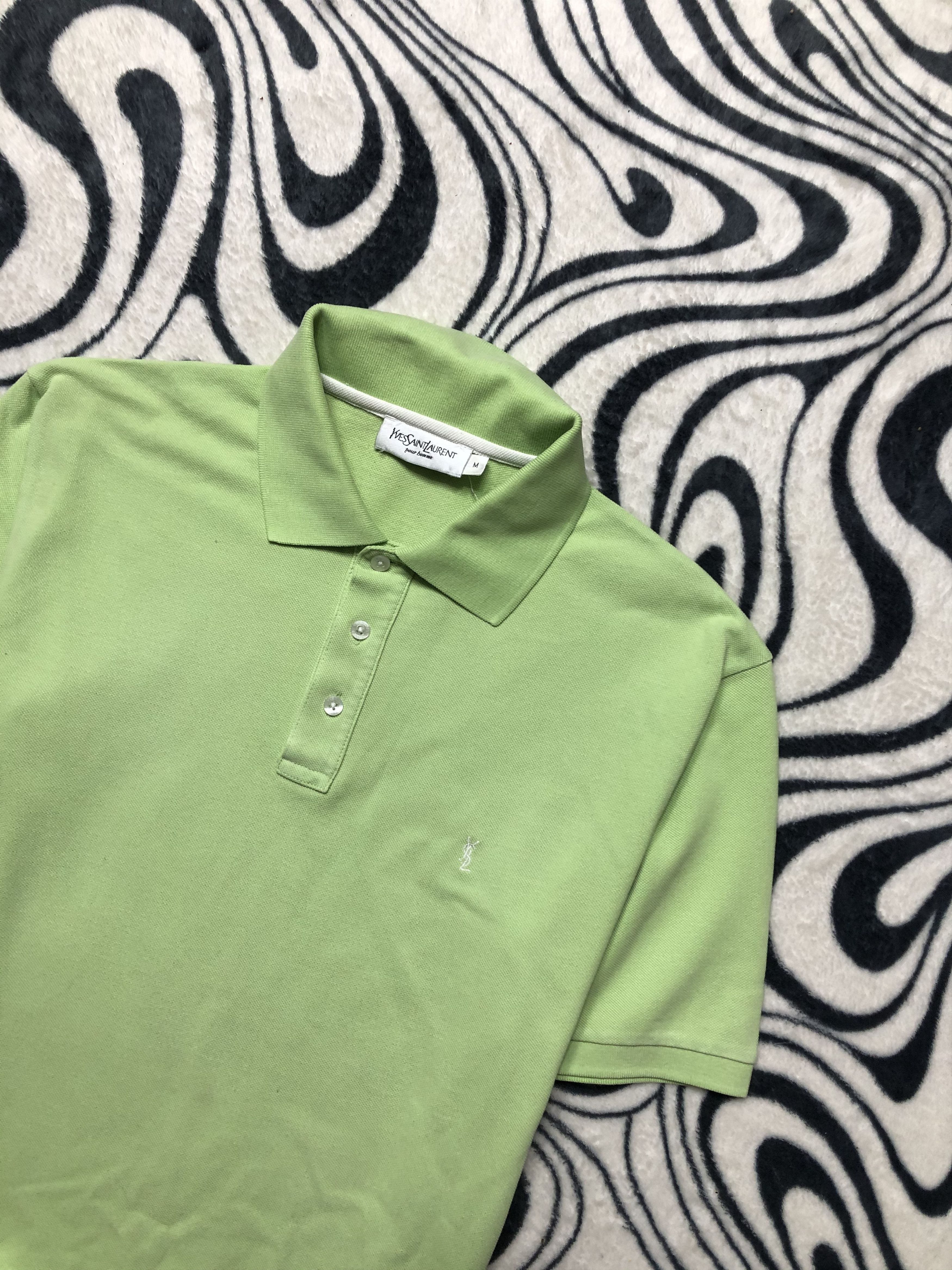 Yves Saint Laurent Yves Saint Laurent YSL Mens Polo Shirt Size US M / EU 48-50 / 2 - 2 Thumbnail