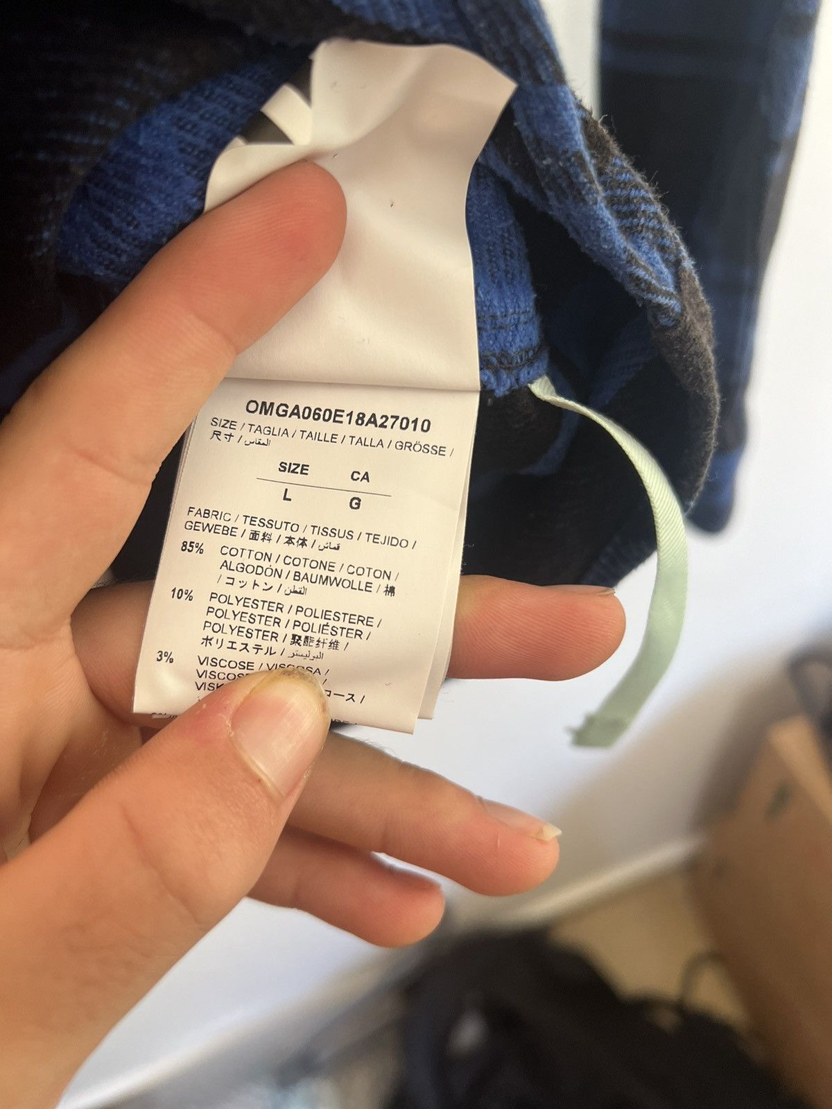 Off-White Off white flannel Size US M / EU 48-50 / 2 - 17 Thumbnail