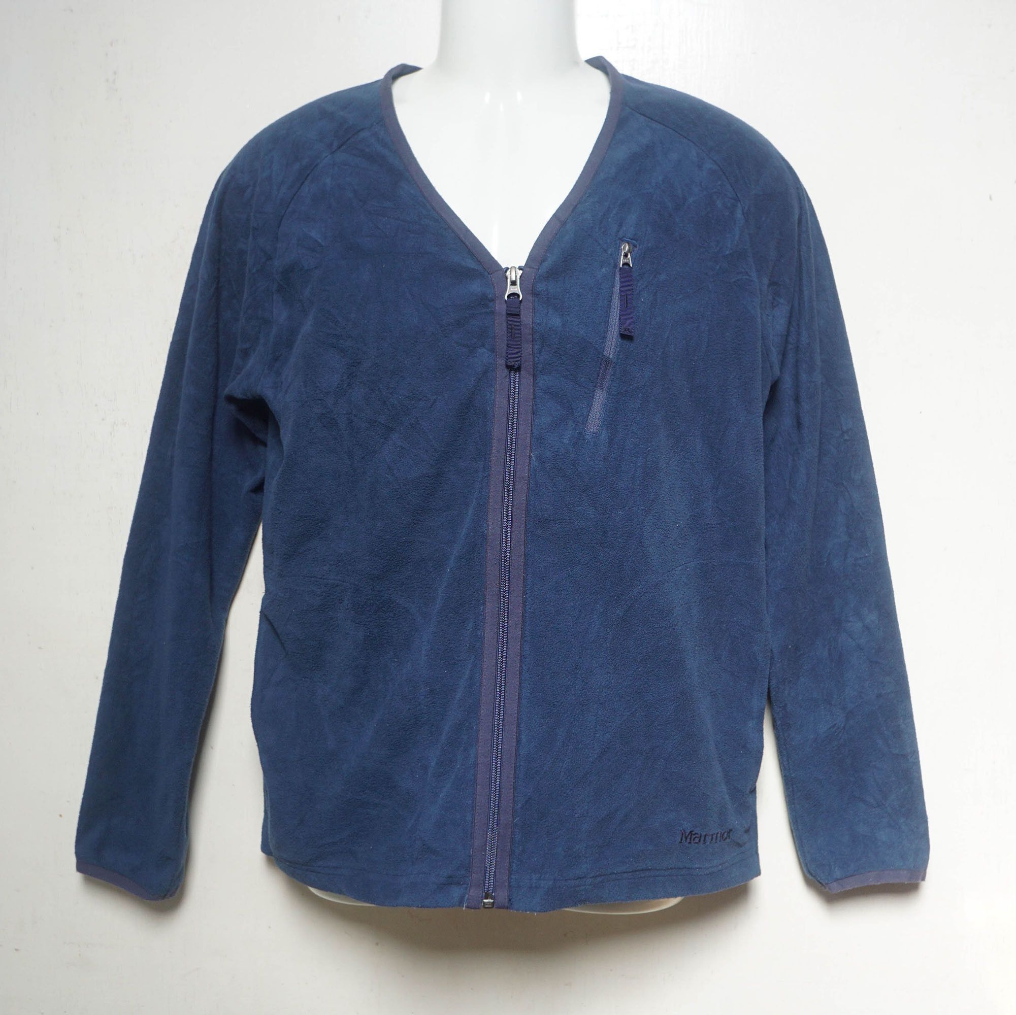 image of Marmot Mountain Limited Full Zipper Fleece Jacket in Navy Blue, Men's (Size Medium)
