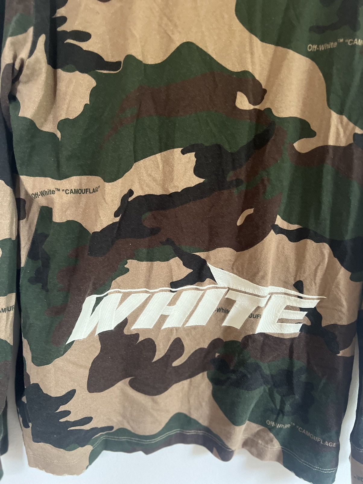 Off-White Off white camouflage Long sleeve TEE Size US M / EU 48-50 / 2 - 9 Thumbnail