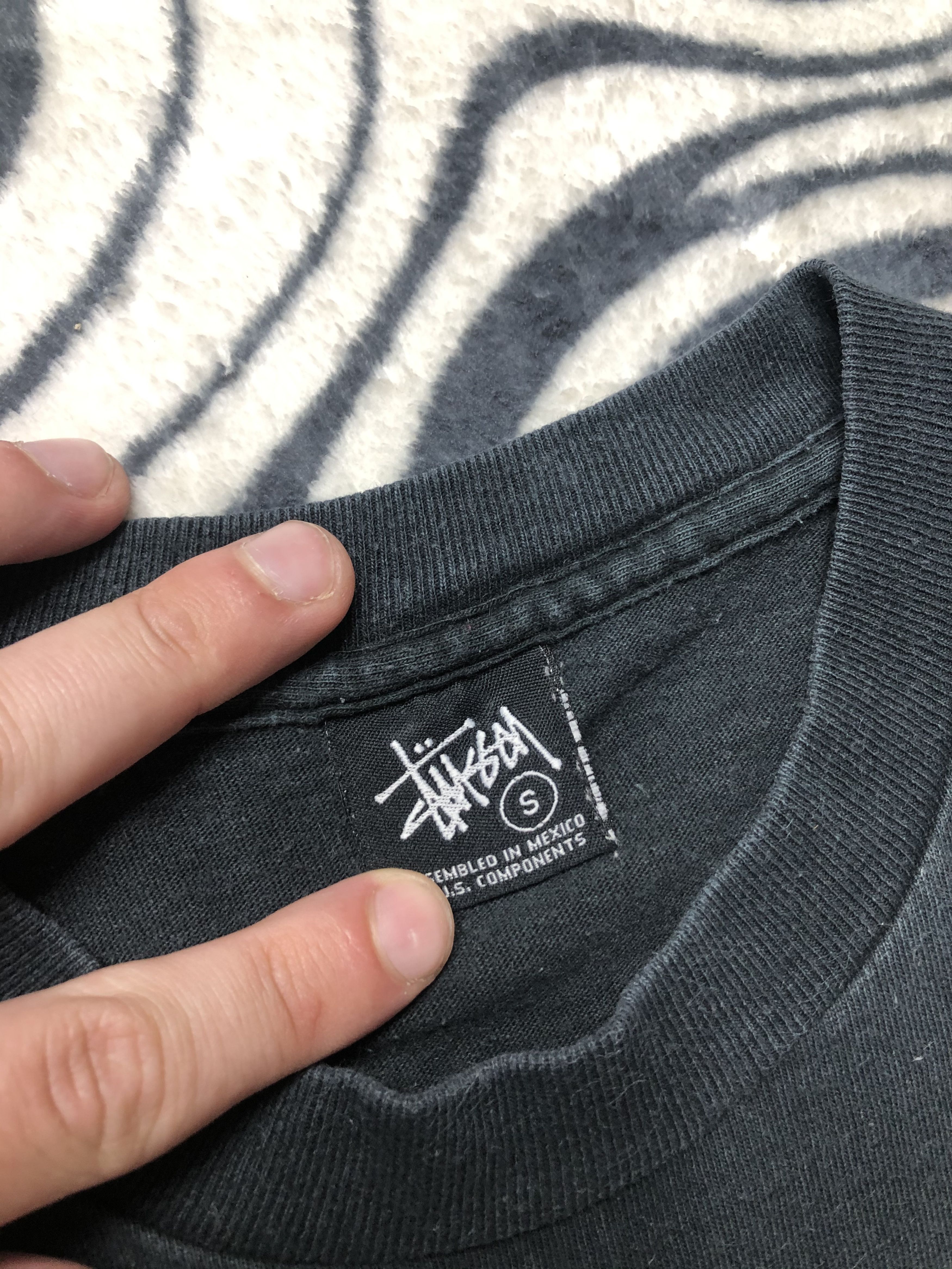 Stussy × Vintage Stussy Vintage Mens T-Shirt Tee Size US S / EU 44-46 / 1 - 4 Thumbnail