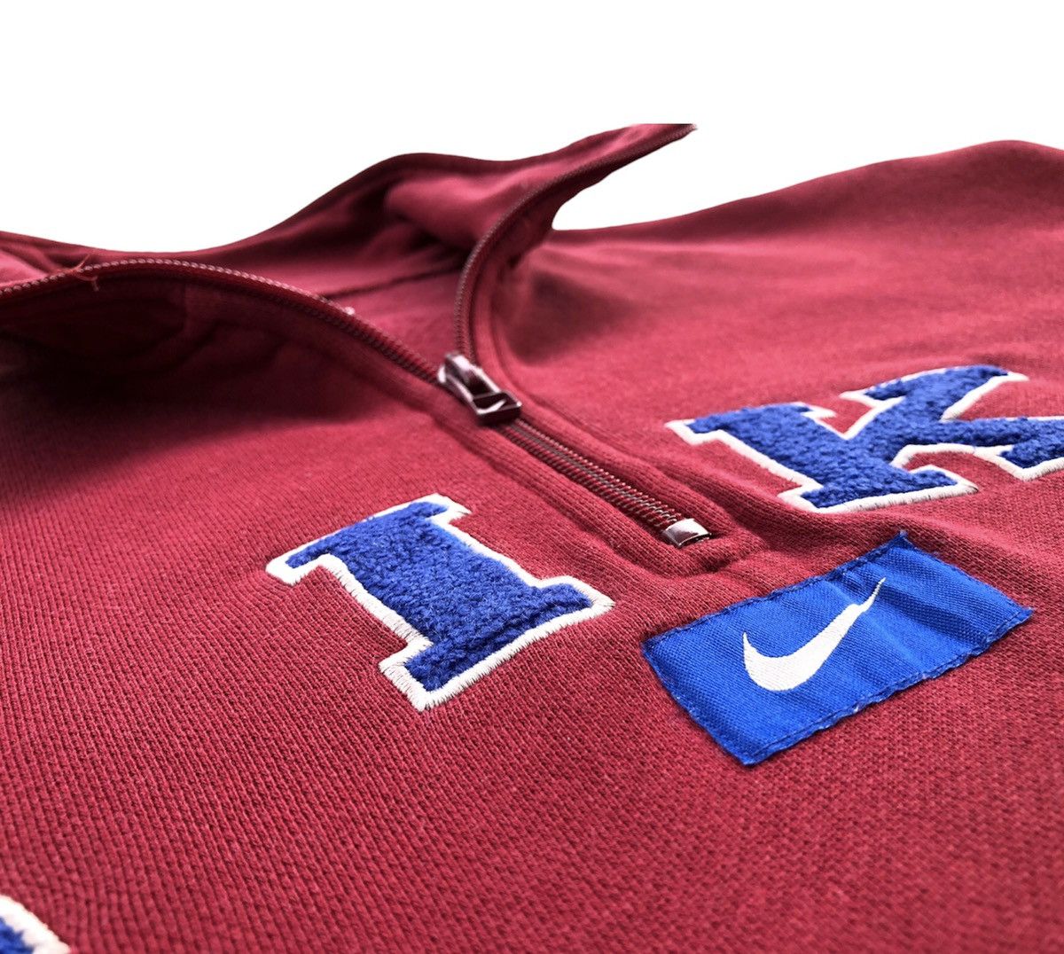 Nike Vintage 90s Pullover Zipper Spell Out Logo Sweatshirt Size US XL / EU 56 / 4 - 6 Thumbnail