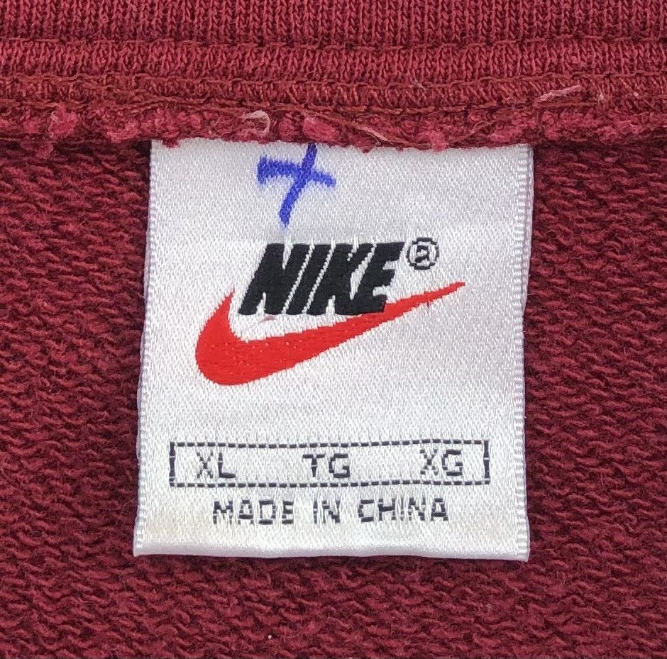 Nike Vintage 90s Pullover Zipper Spell Out Logo Sweatshirt Size US XL / EU 56 / 4 - 11 Thumbnail