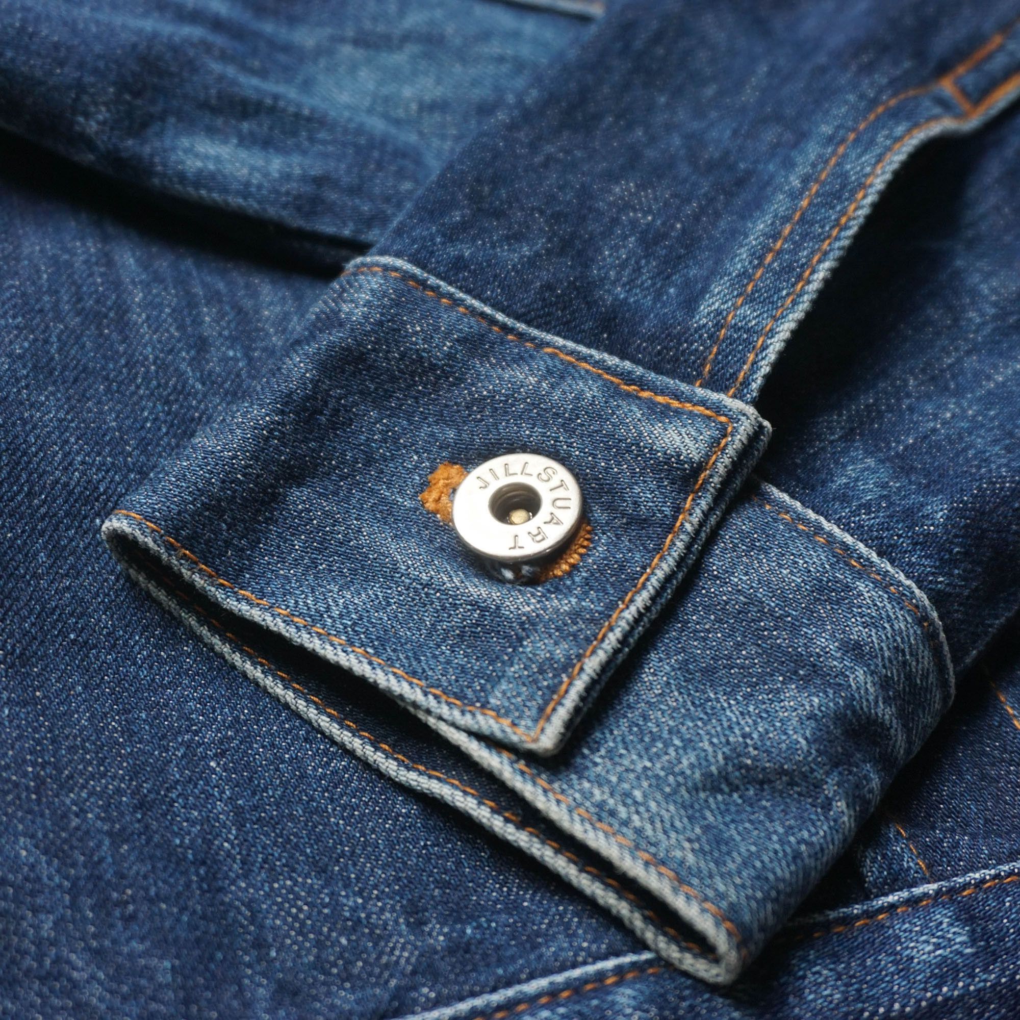 Designer × Jil Stuart JILL STUART Denim Jacket Size S / US 4 / IT 40 - 6 Thumbnail