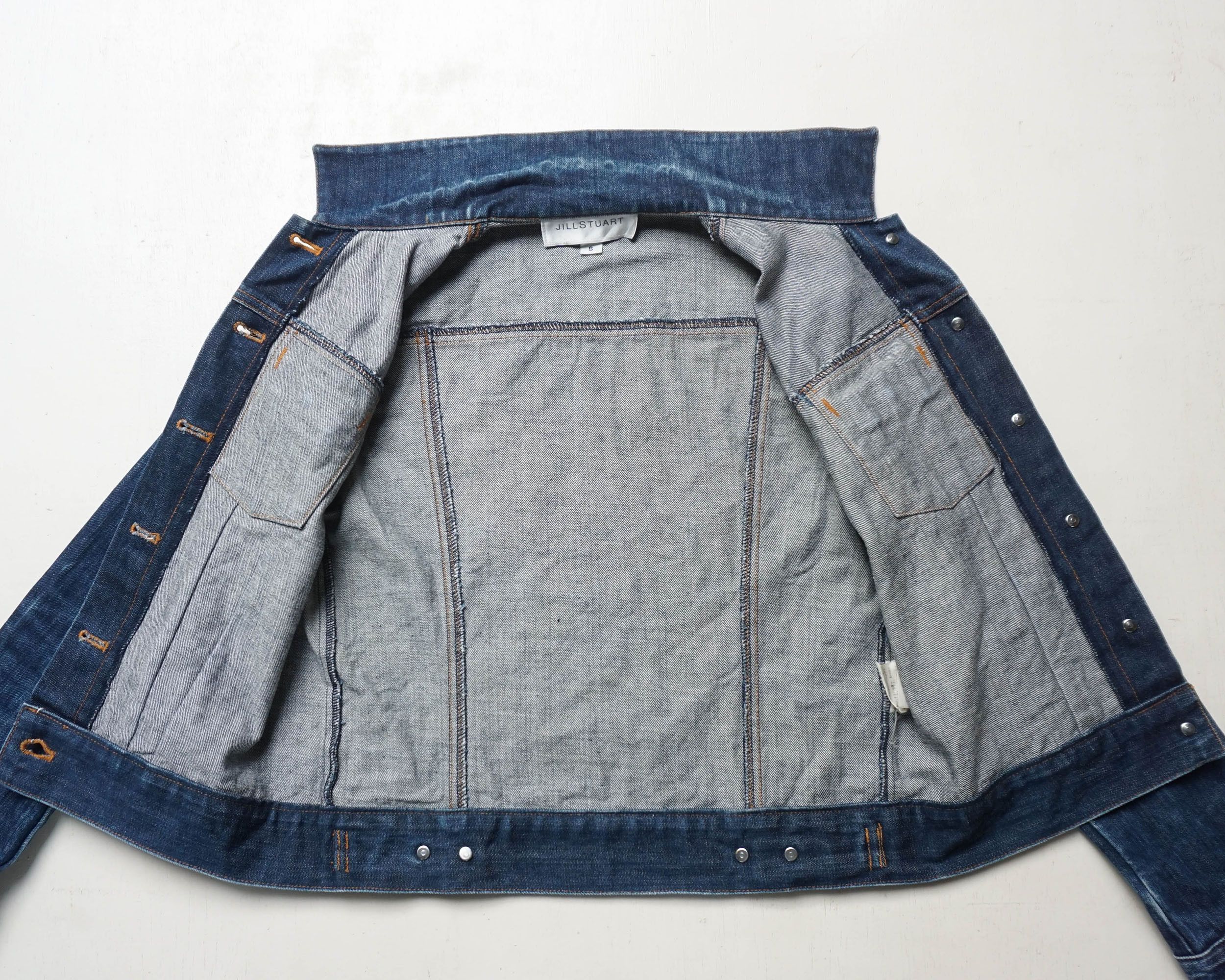 Designer × Jil Stuart JILL STUART Denim Jacket Size S / US 4 / IT 40 - 8 Thumbnail