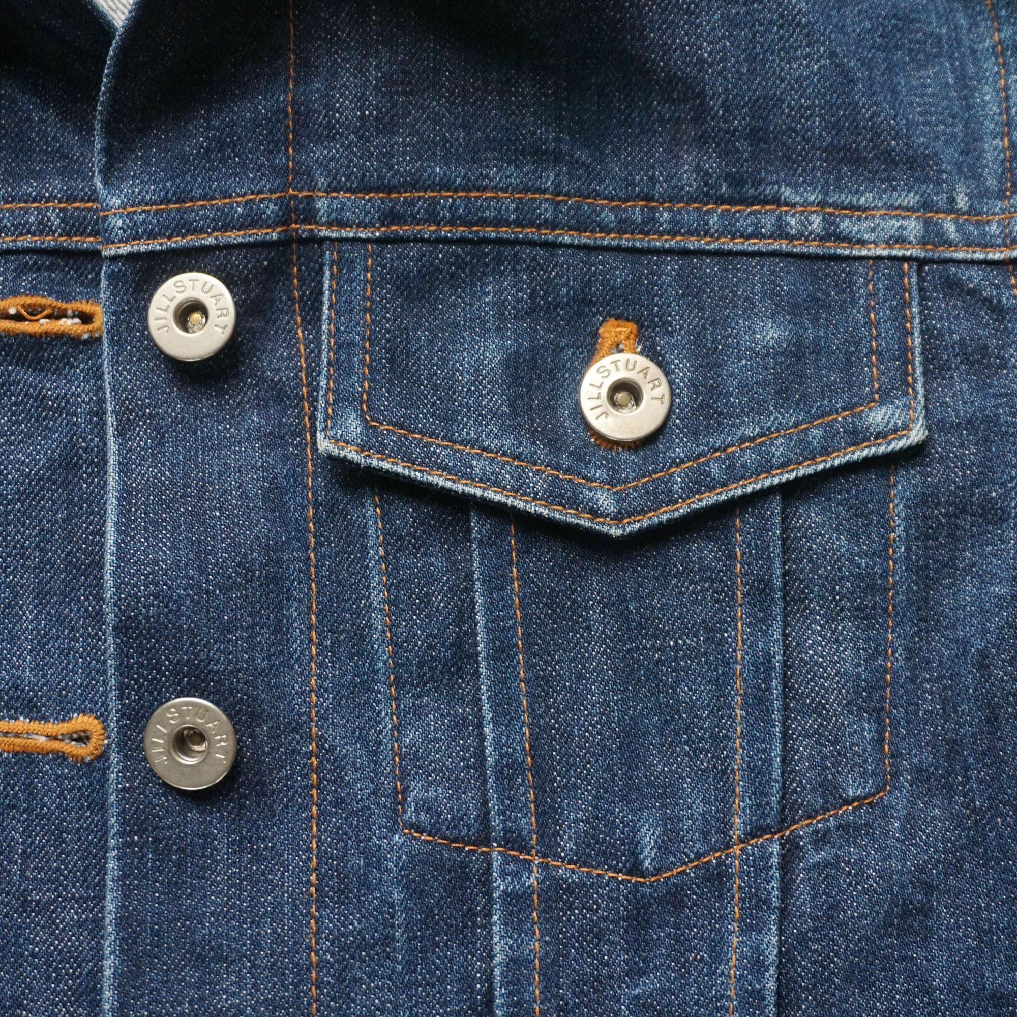 Designer × Jil Stuart JILL STUART Denim Jacket Size S / US 4 / IT 40 - 4 Thumbnail
