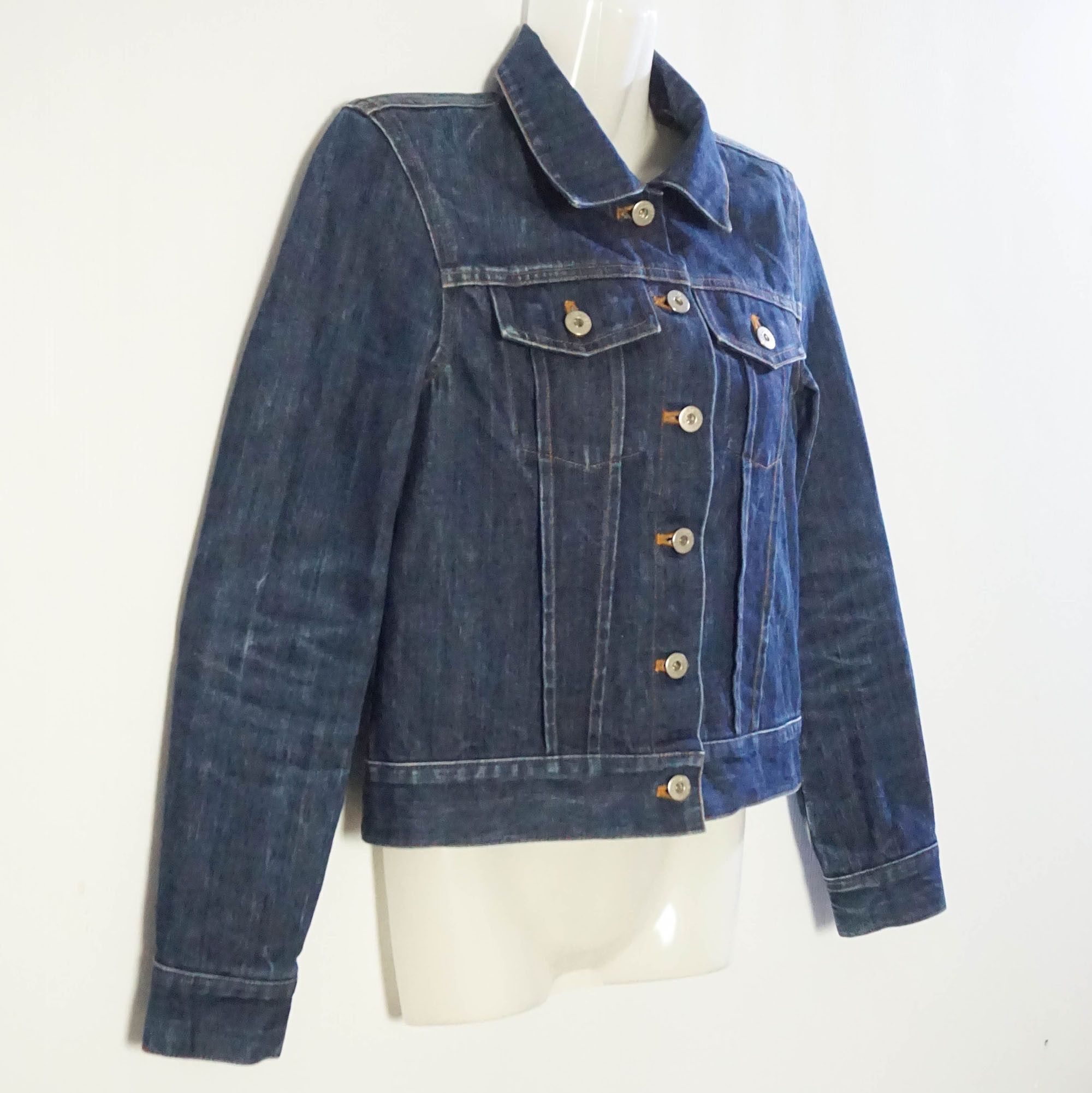 Designer × Jil Stuart JILL STUART Denim Jacket Size S / US 4 / IT 40 - 15 Thumbnail