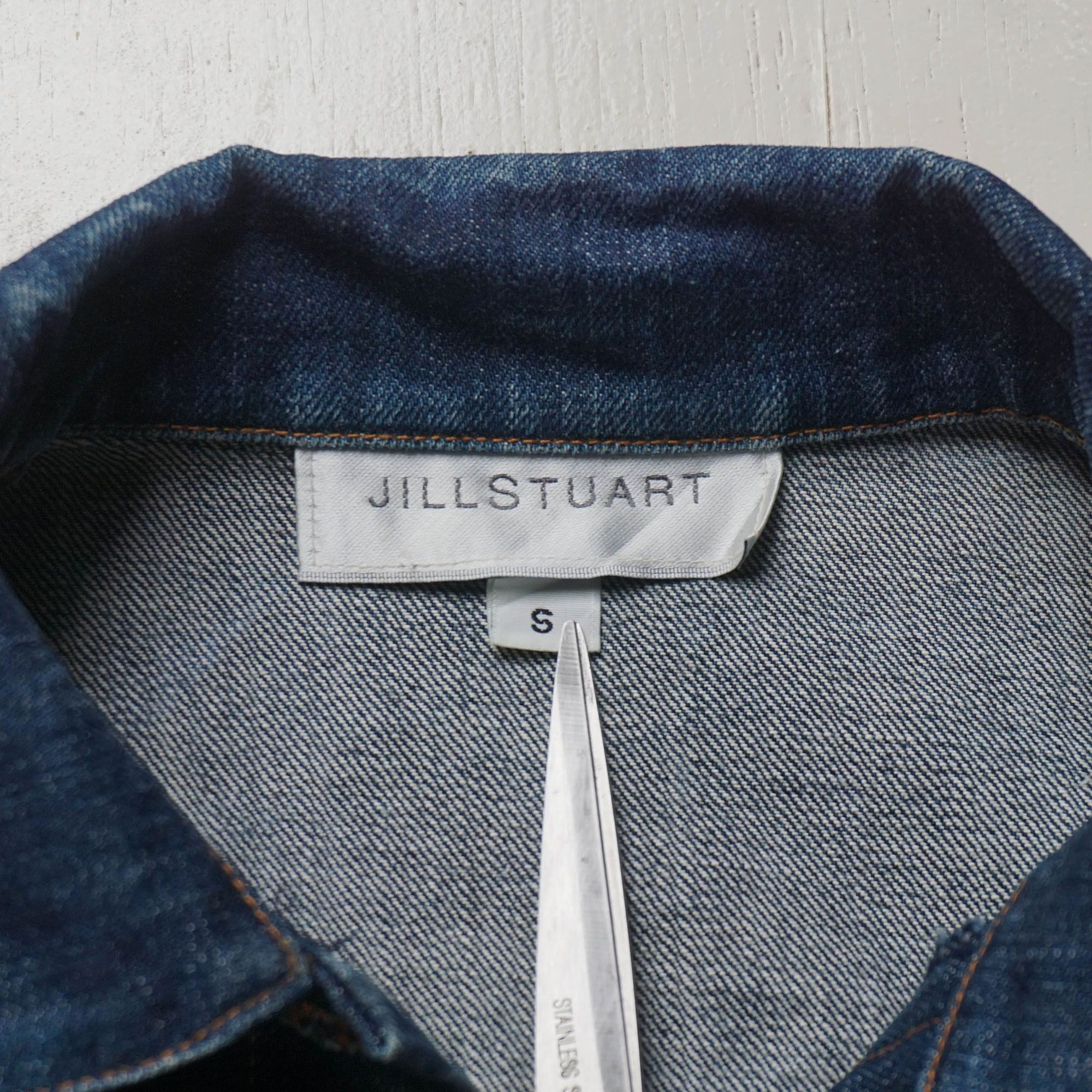 Designer × Jil Stuart JILL STUART Denim Jacket Size S / US 4 / IT 40 - 3 Thumbnail