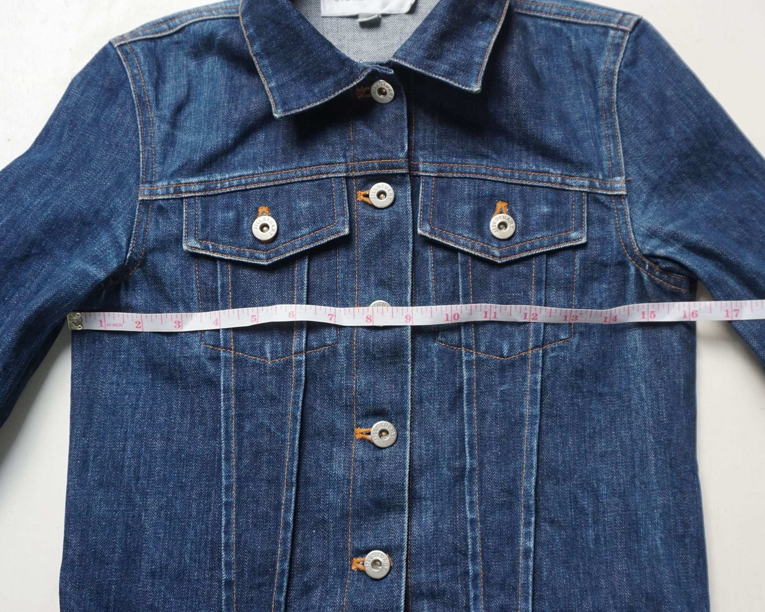Designer × Jil Stuart JILL STUART Denim Jacket Size S / US 4 / IT 40 - 11 Thumbnail