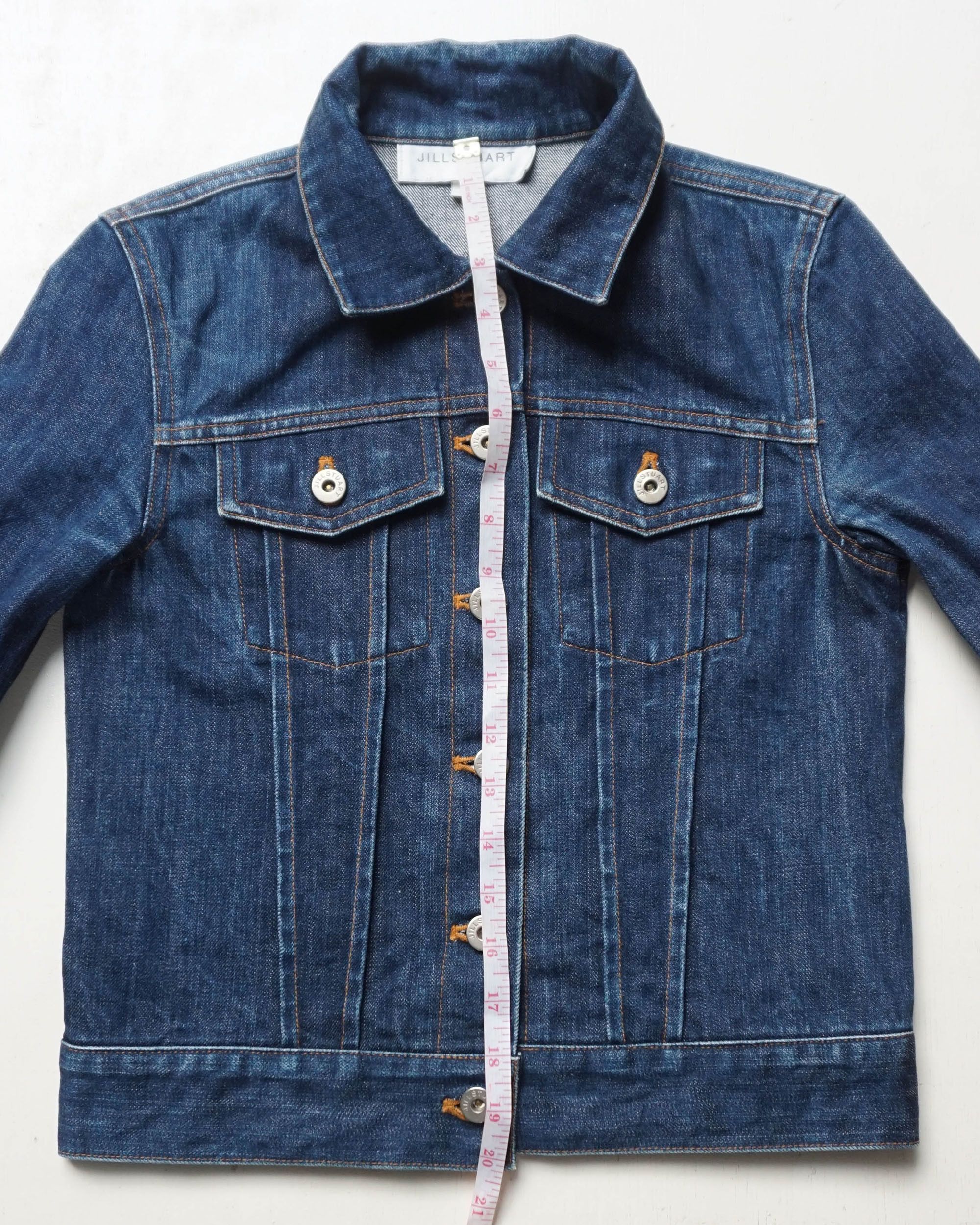 Designer × Jil Stuart JILL STUART Denim Jacket Size S / US 4 / IT 40 - 12 Thumbnail