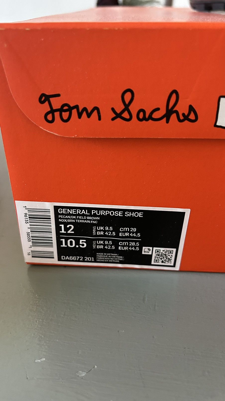 Nike × Tom Sachs NIKE x TOM SACHS GENERAL PURPOSE SHOE Size US 10.5 / EU 43-44 - 5 Thumbnail